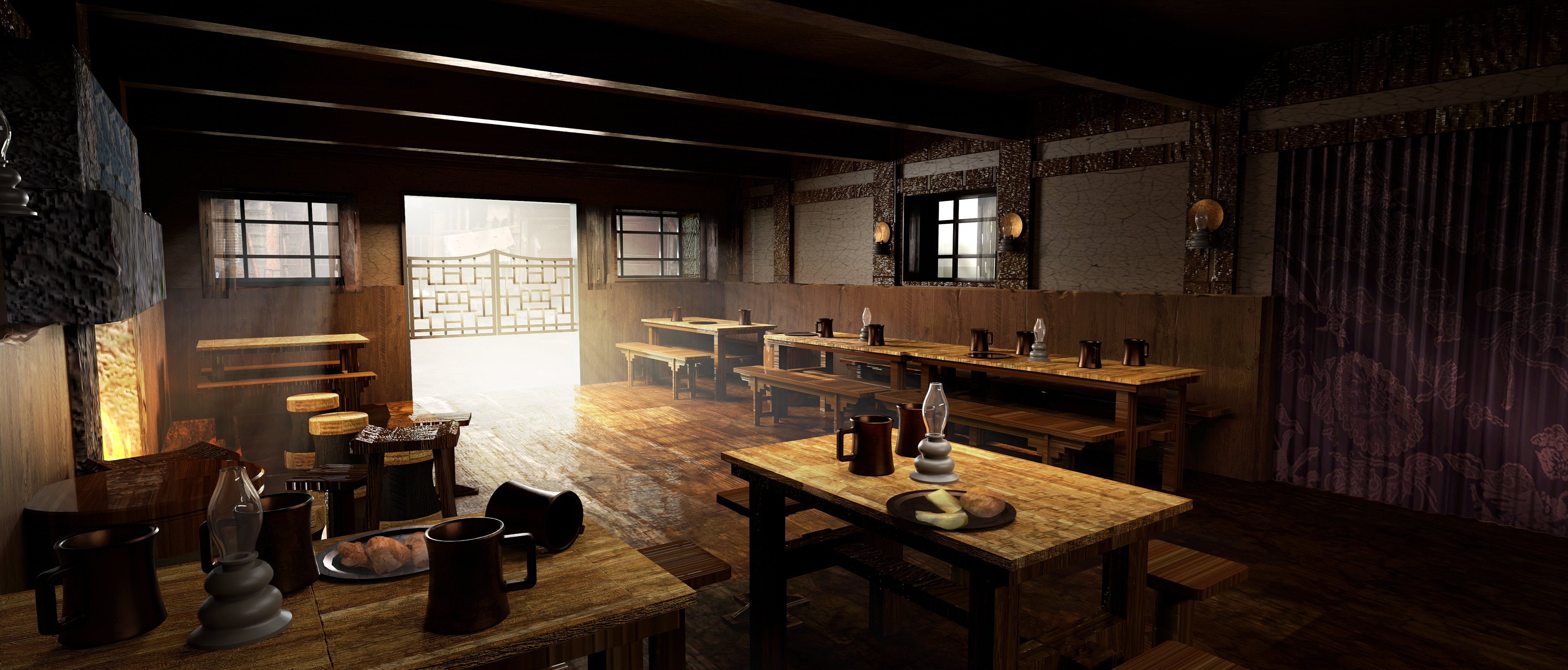 Interior Senlin Village Tavern
