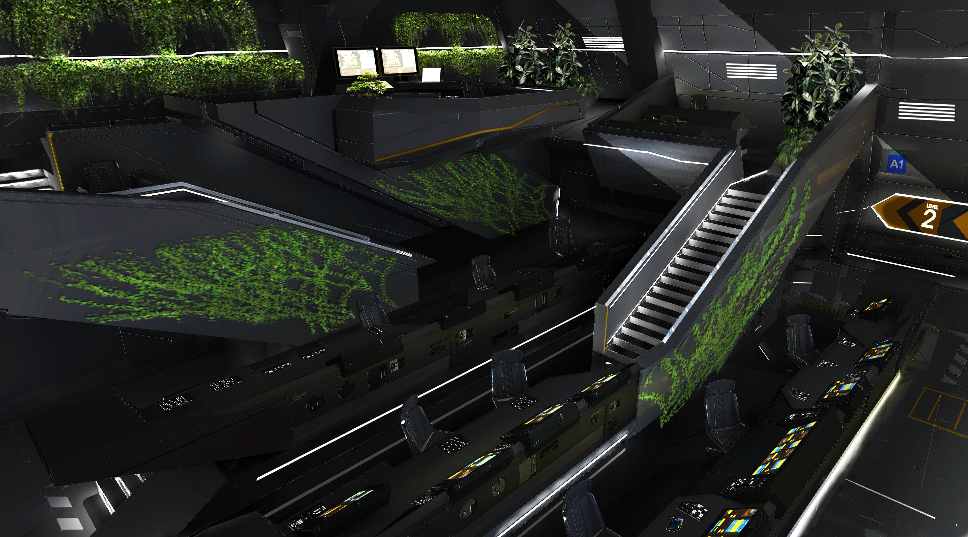 Elysium : Main Mission Control Room
