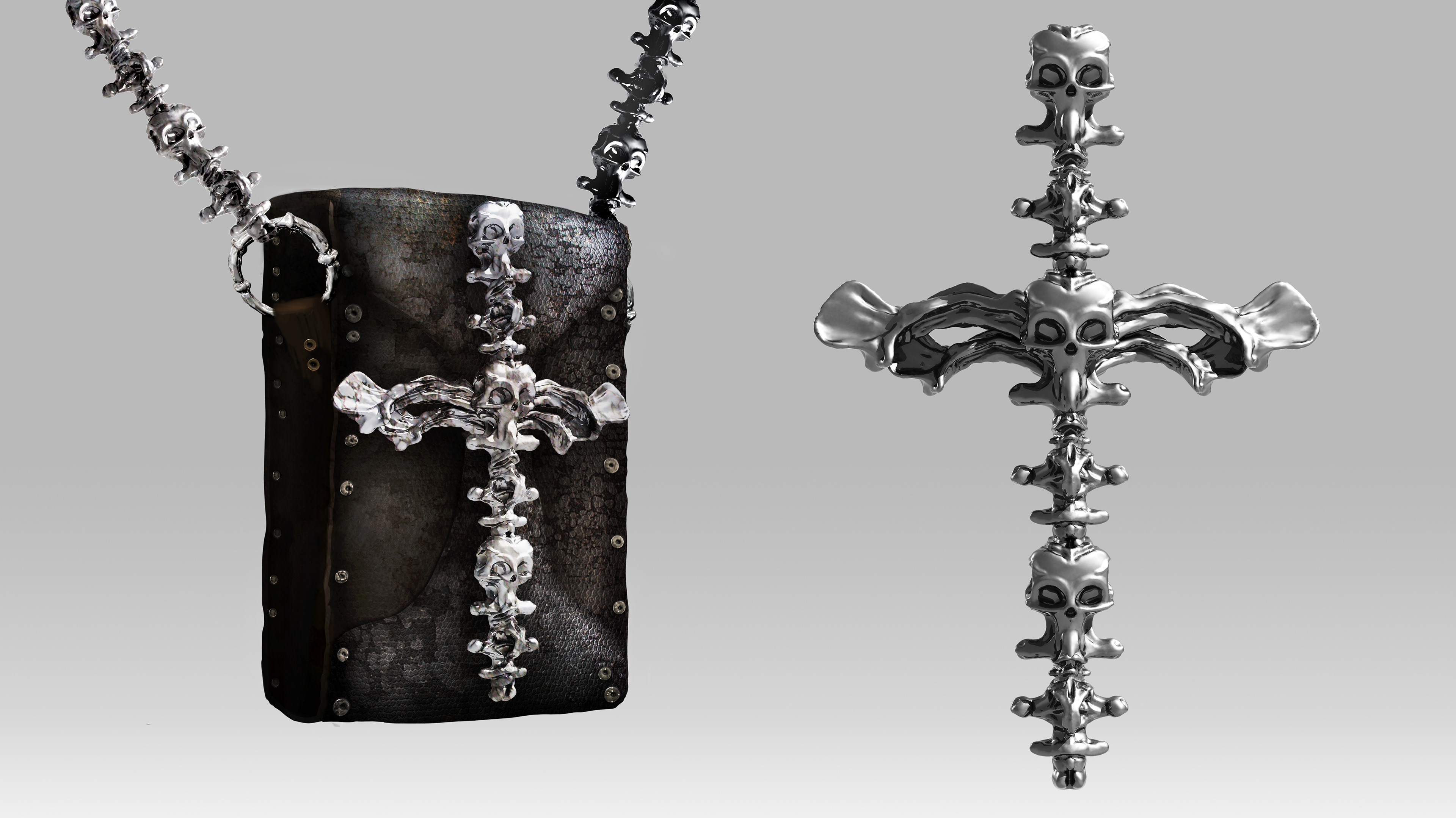 Netflix DEATHNOTE : Ryuk's Book Pouch an Death Cross