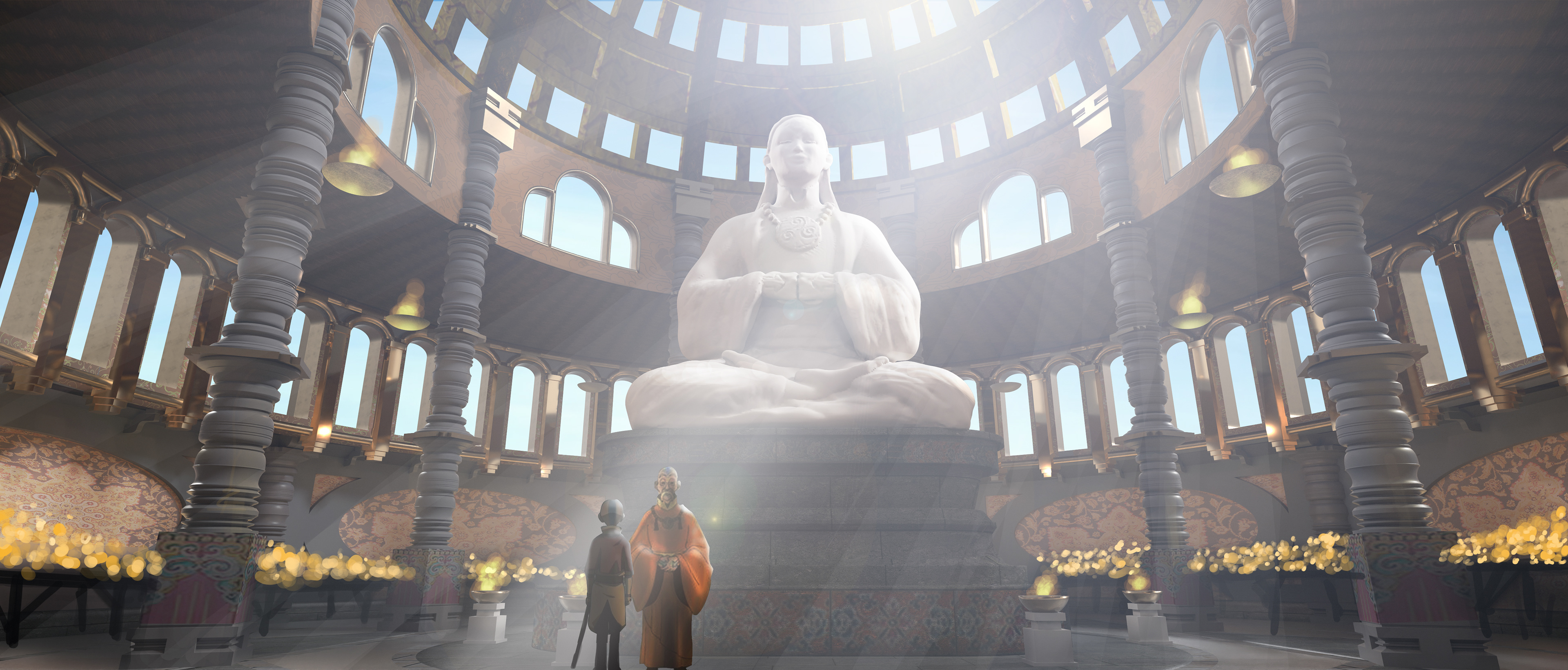 Concept : Interior Yangchen Temple Studies - Before the great war