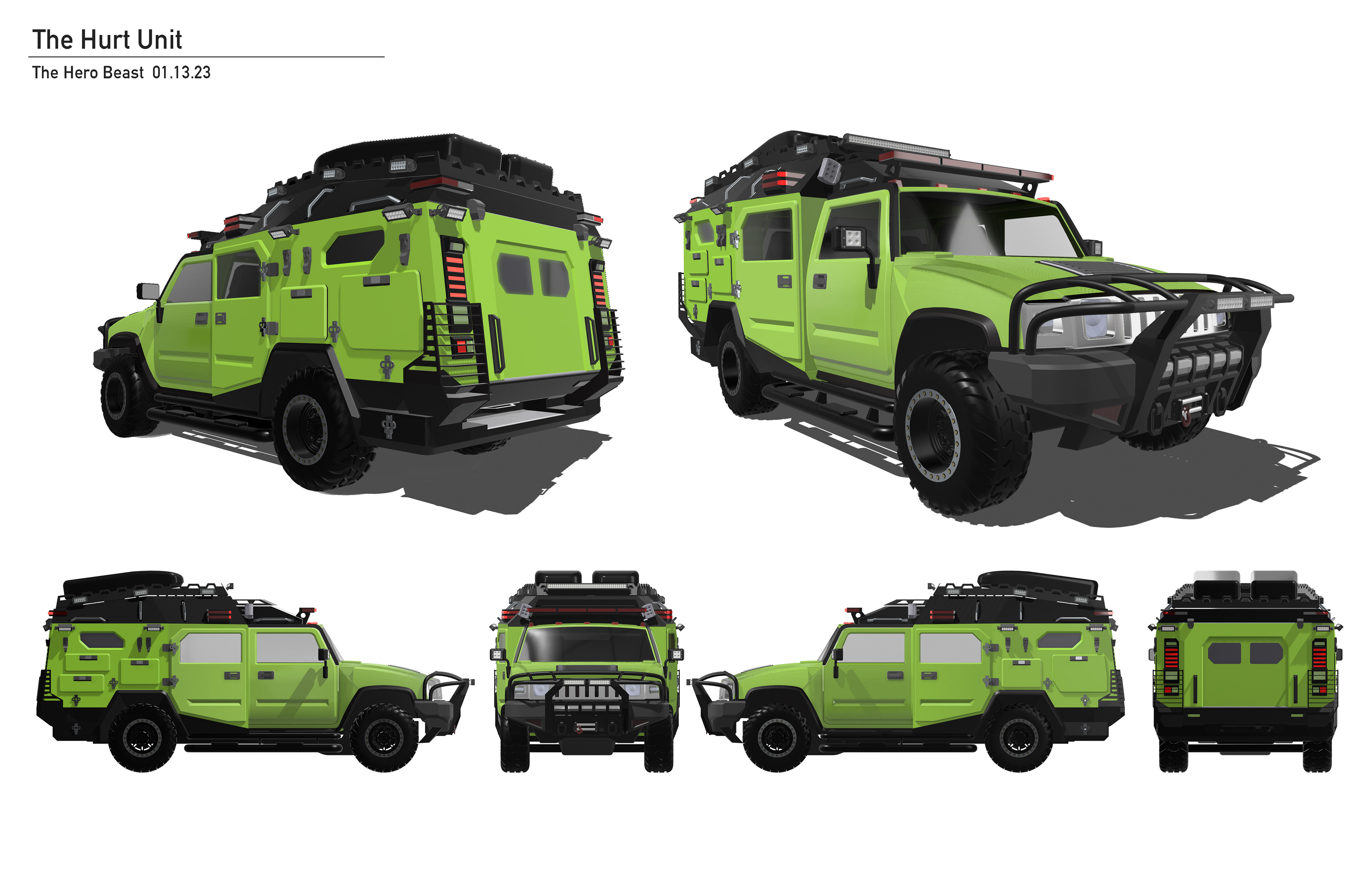 The HURT UNIT Pilot : "The Beast" Mobile ER Vehicle