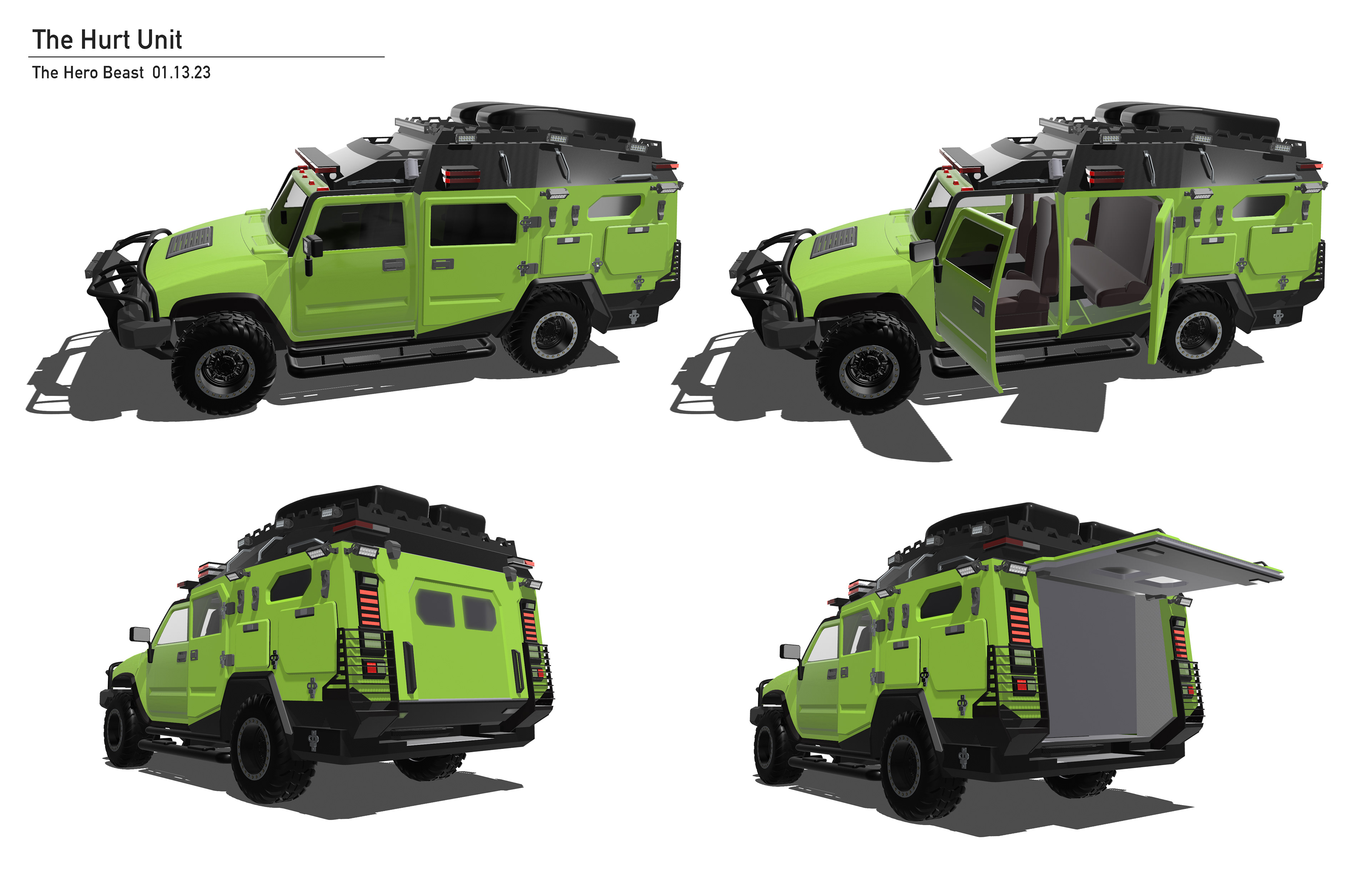 The HURT UNIT Pilot : "The Beast" Mobile ER Vehicle