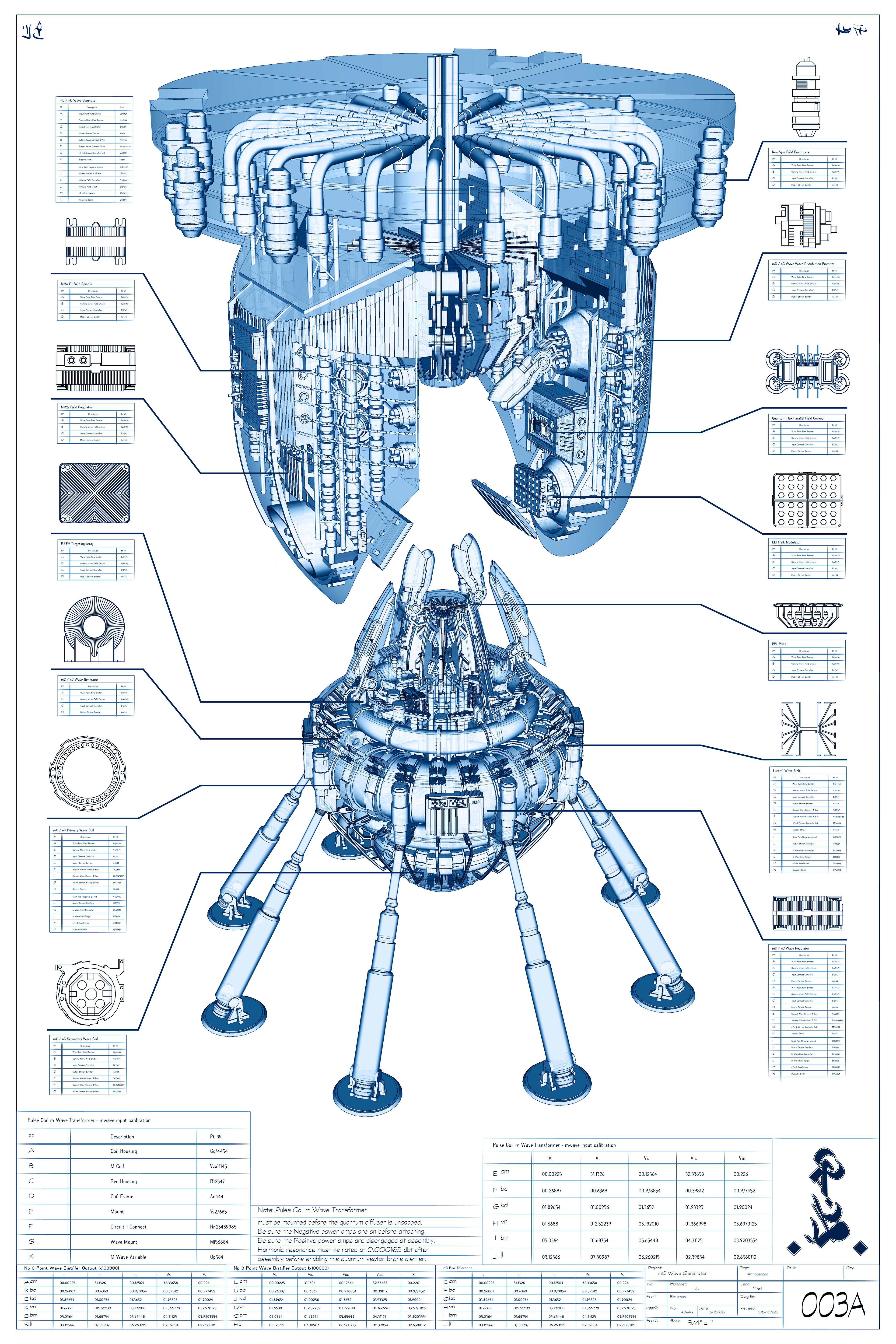 FRINGE : Doomsday Machine Schematic