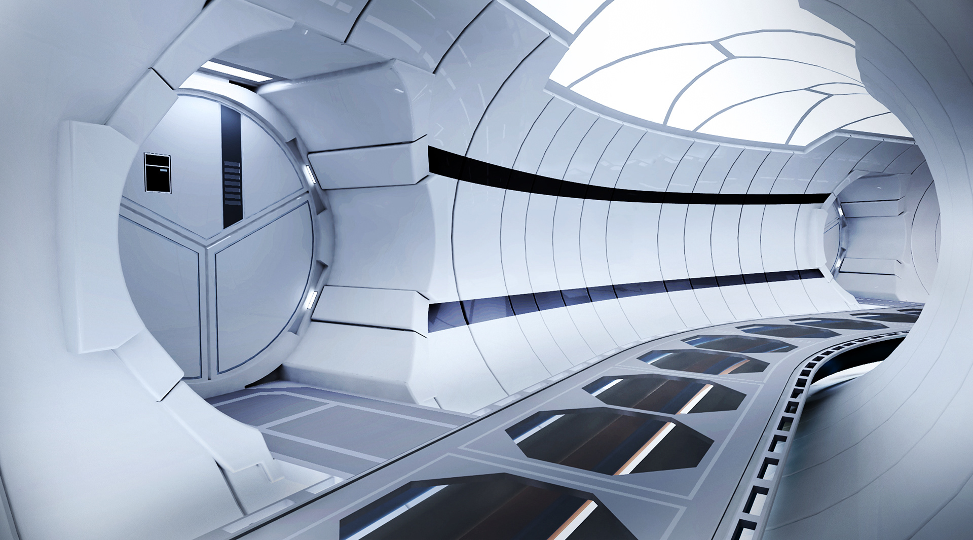 HIGH MOON : MOON BASE CORRIDOR