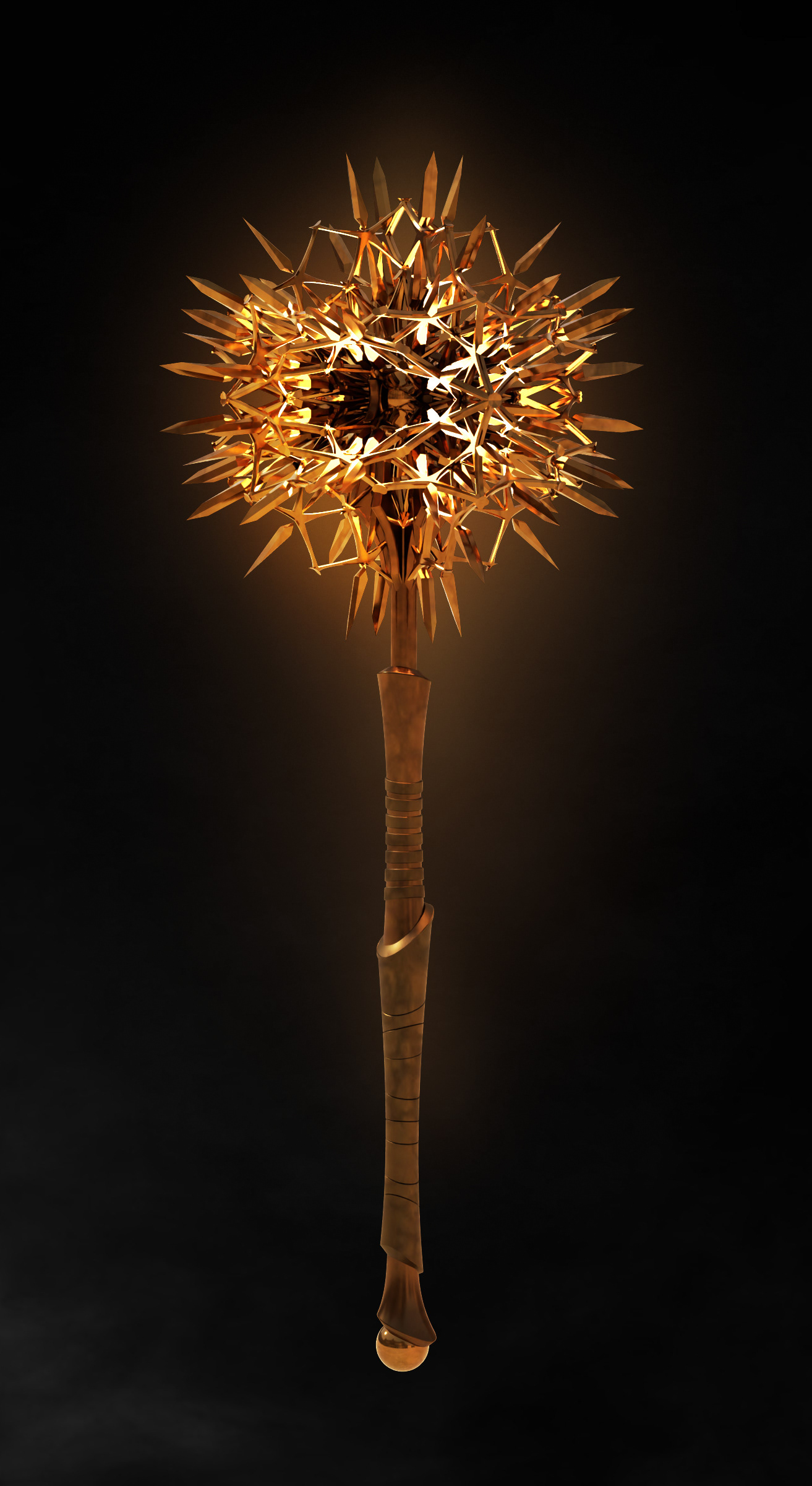 BLACK ADAM : Hawkman's Mace Study 