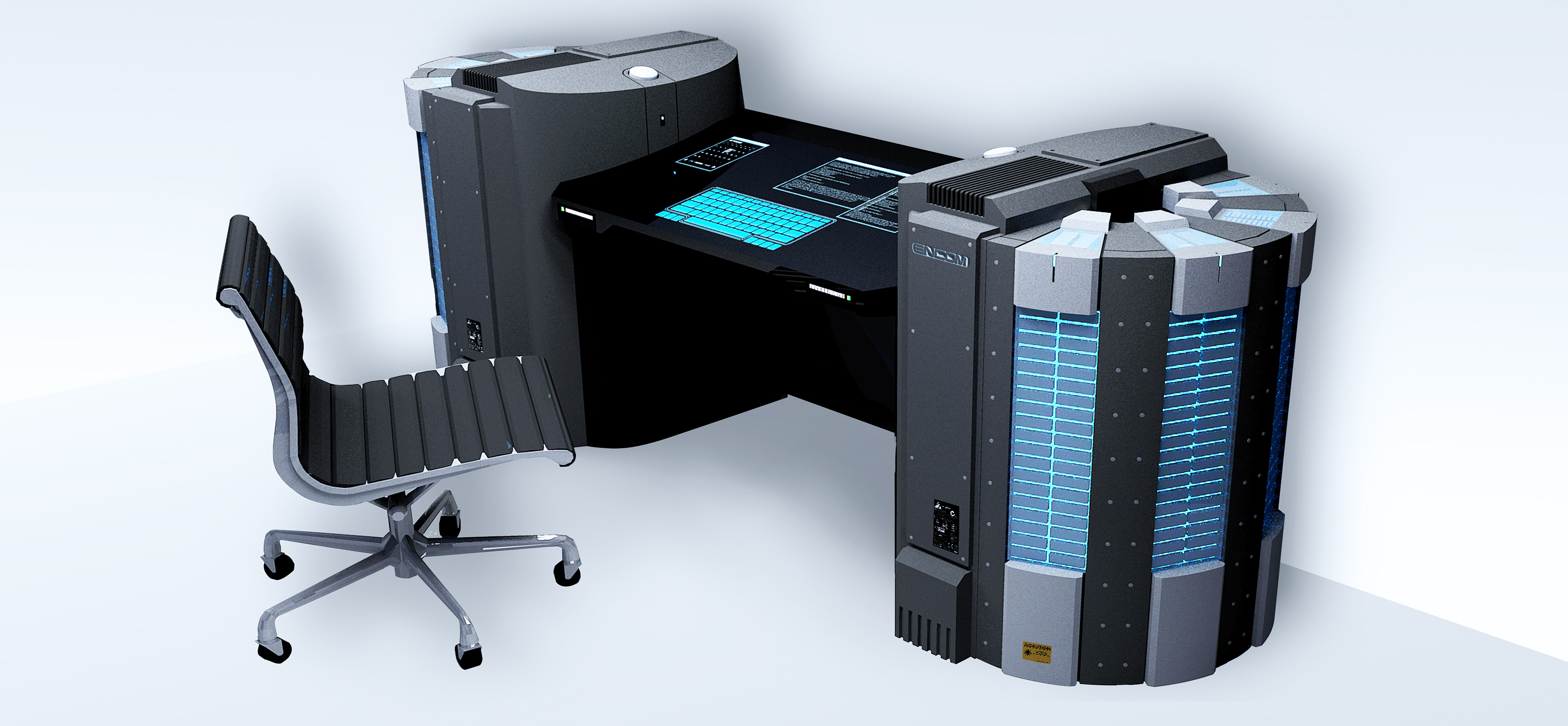 TRON LEGACY : Super Computer Desk Concept