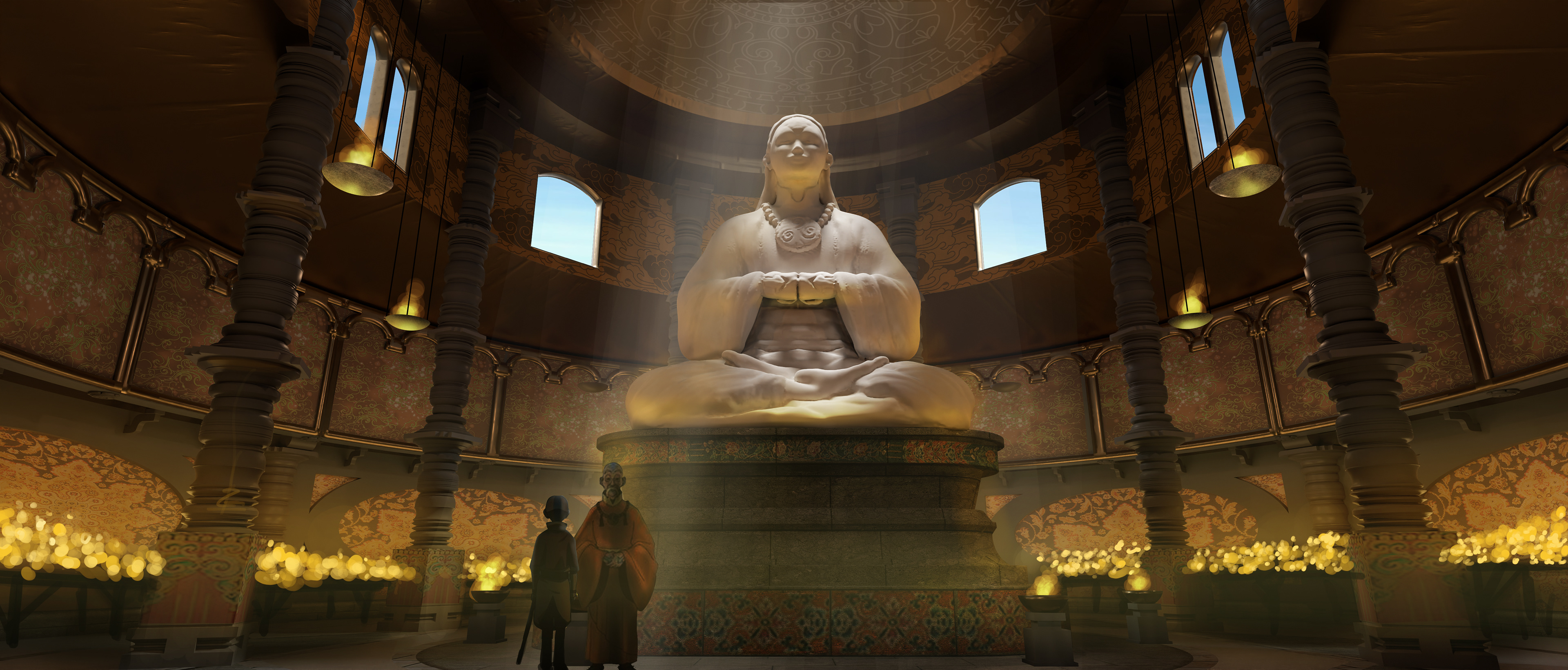 Preliminary Concept : Interior Yangchen Temple Studies - Before the great war