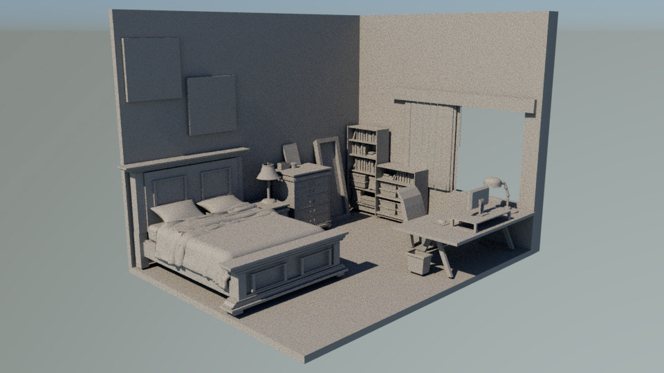 Maya Bedroom Model
