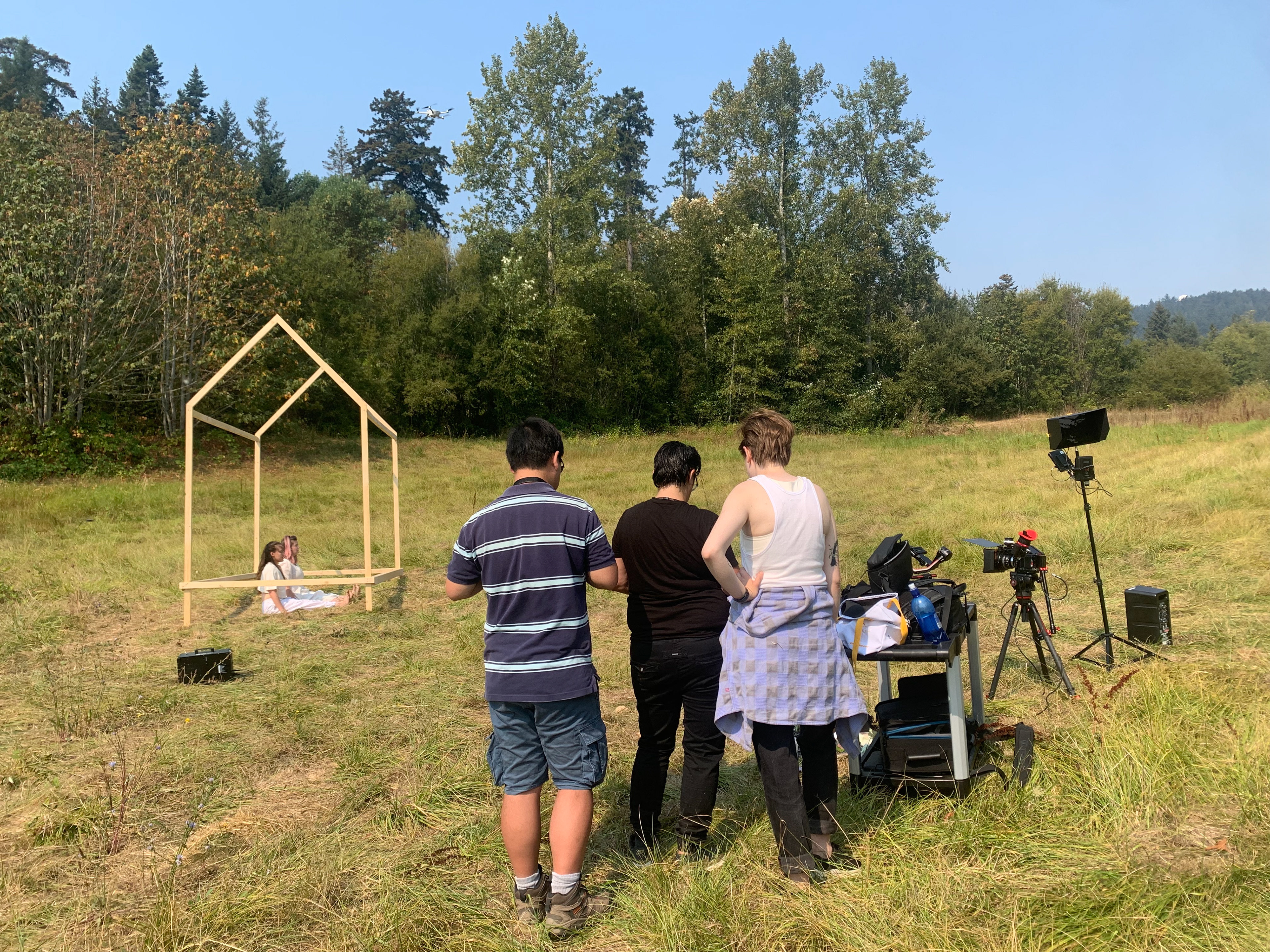 On set for Ariettes Oubliees