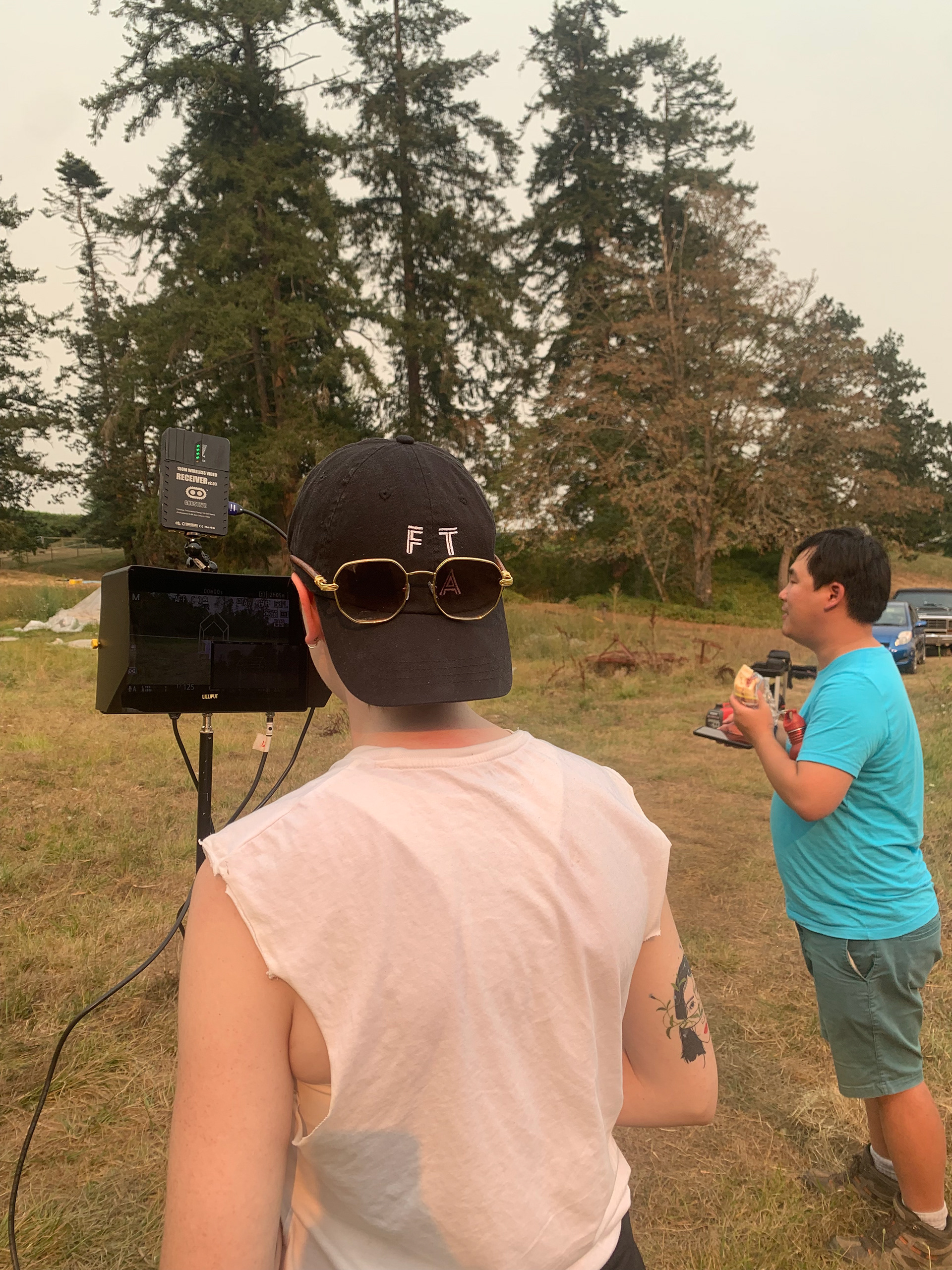 On set for Ariettes Oubliees