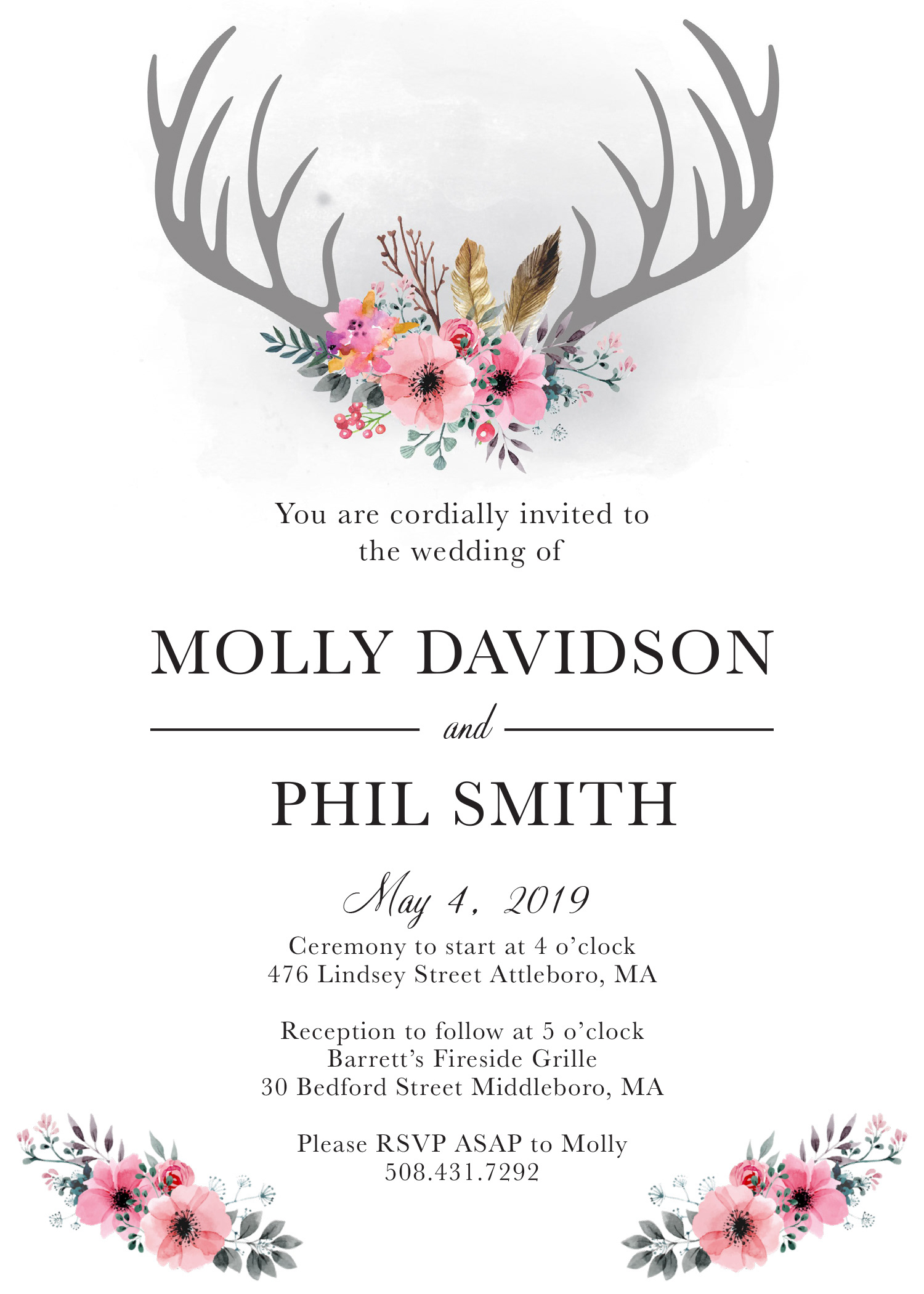 Nature Wedding Invitation
