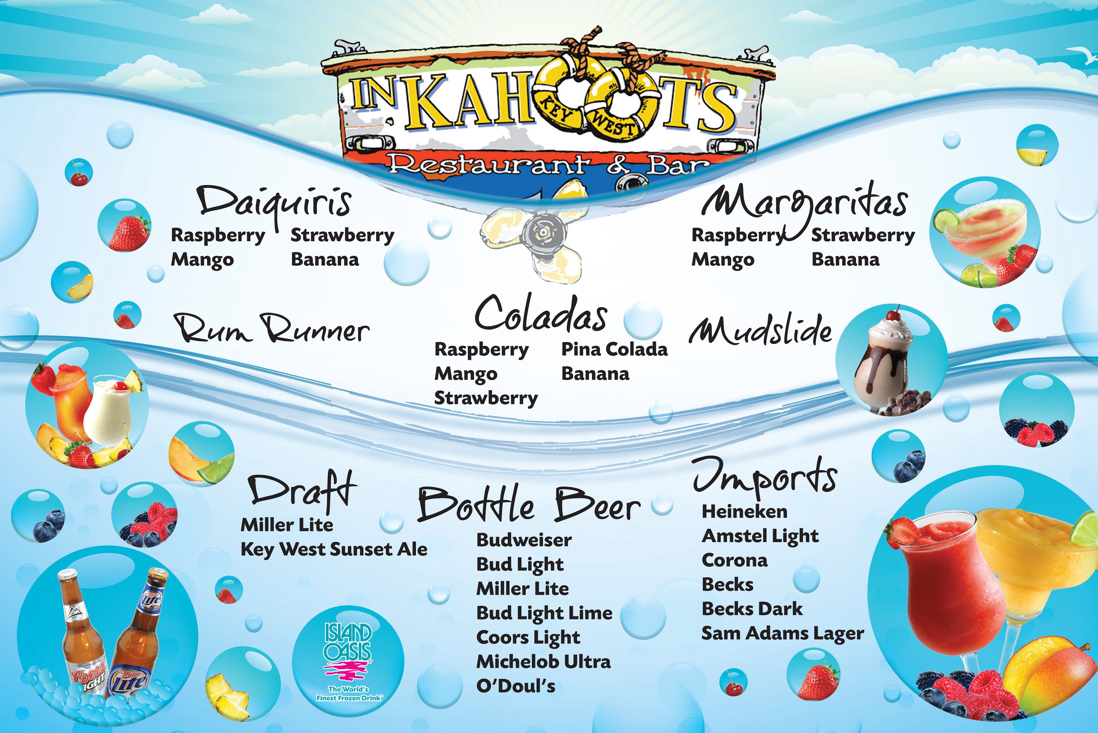 InKahoots Menuboard