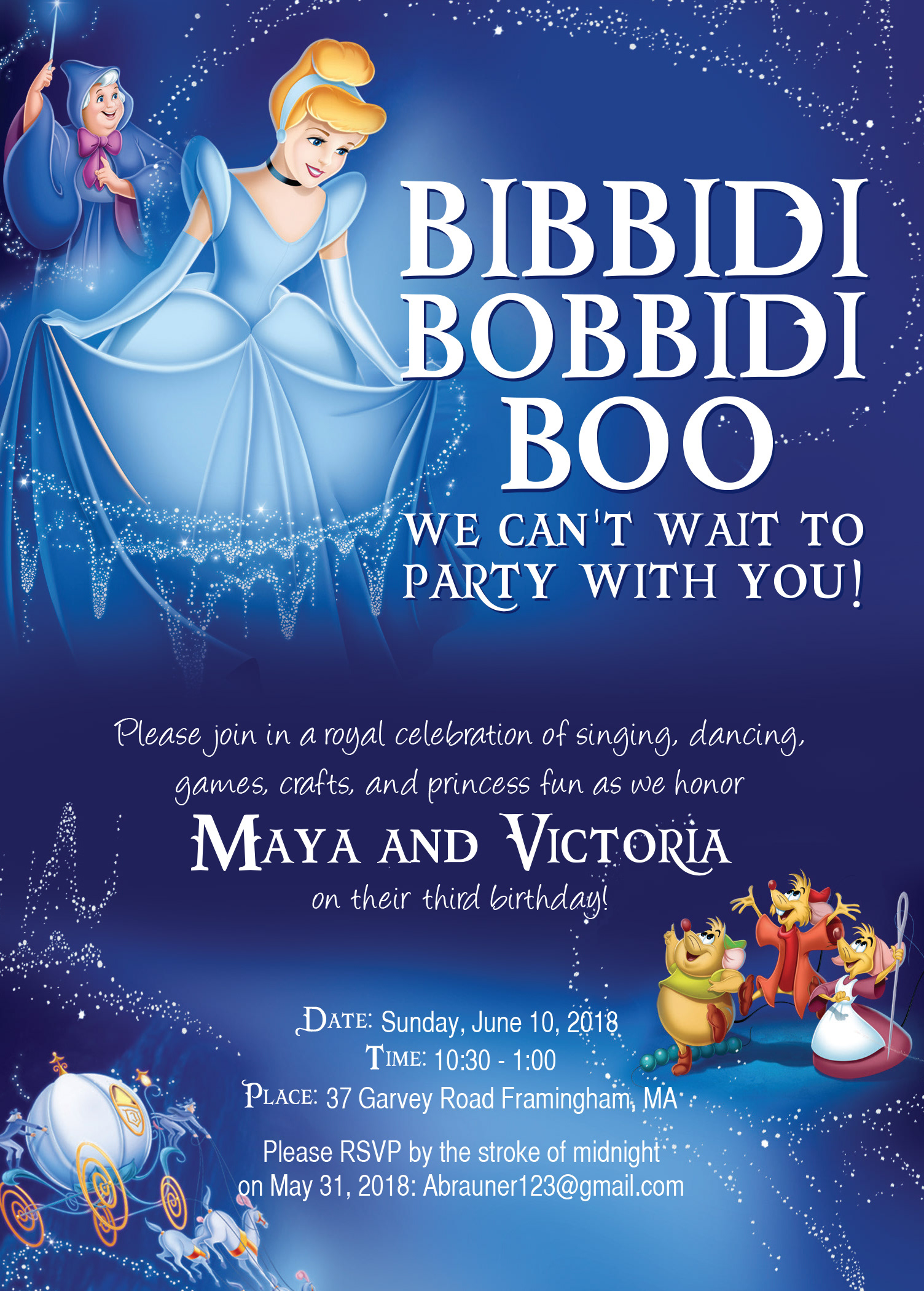 Cinderella Invitation