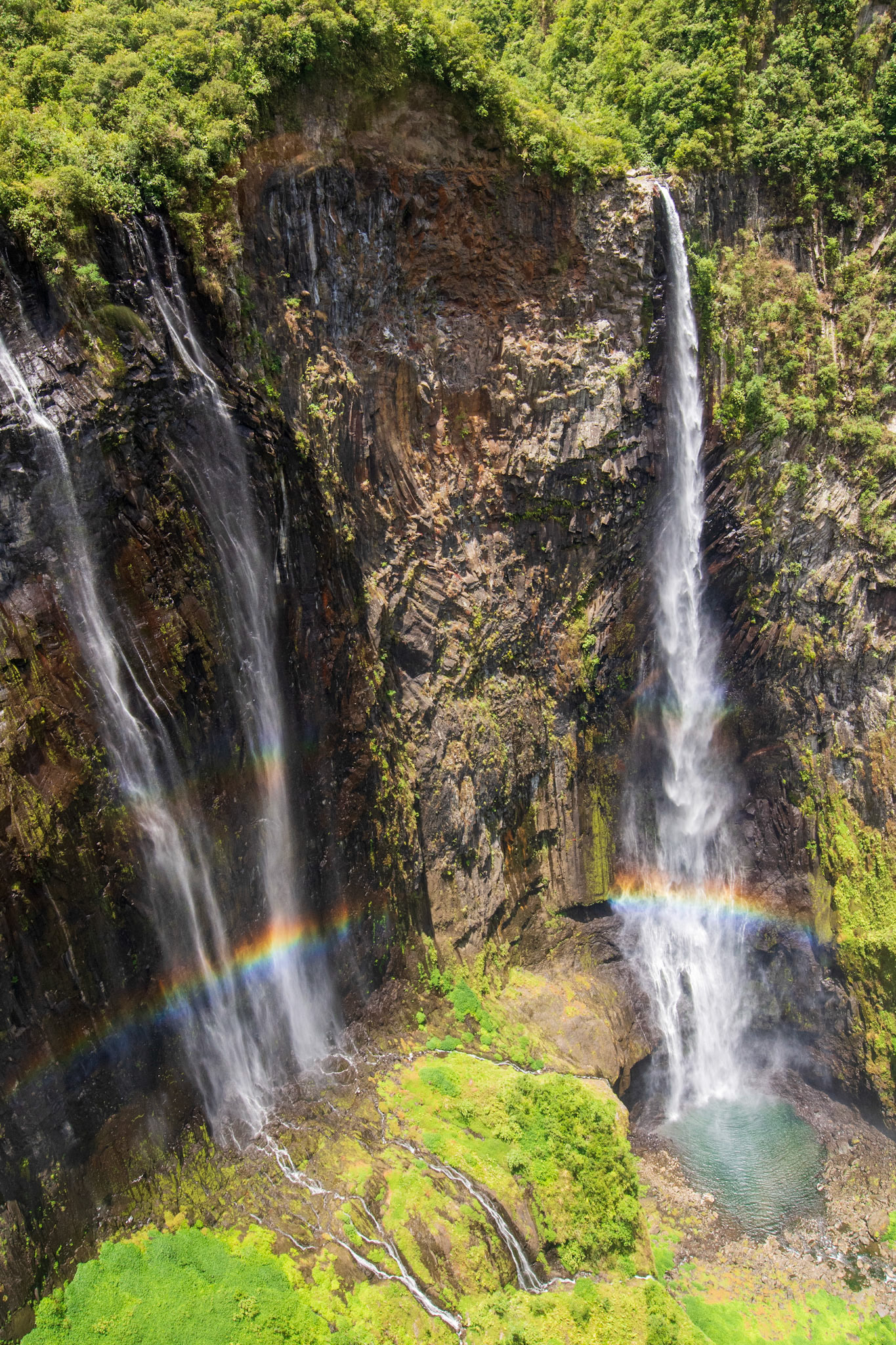 Waterfalls on Reunion