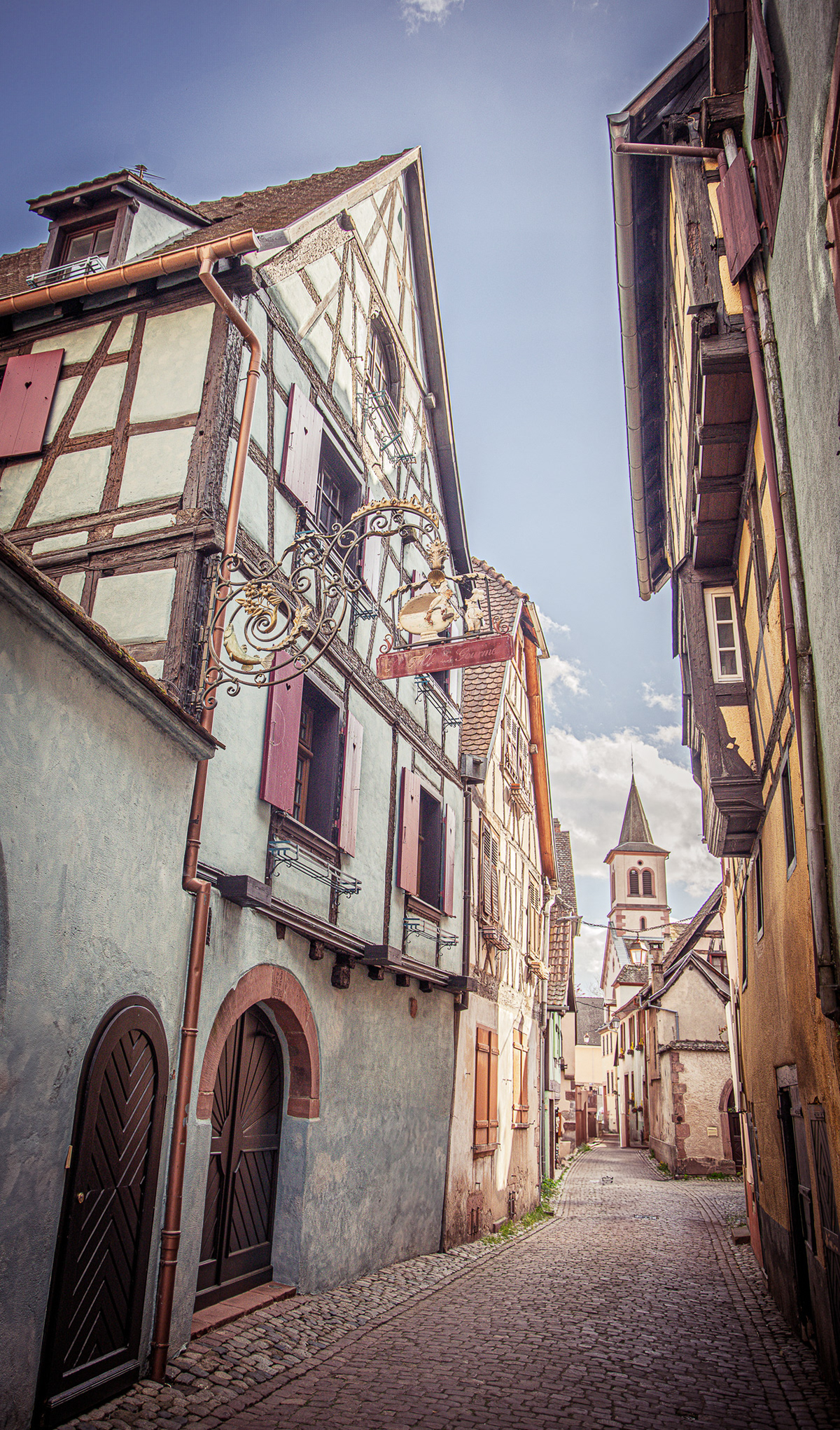 Le village de Riquewihr, en Alsace.