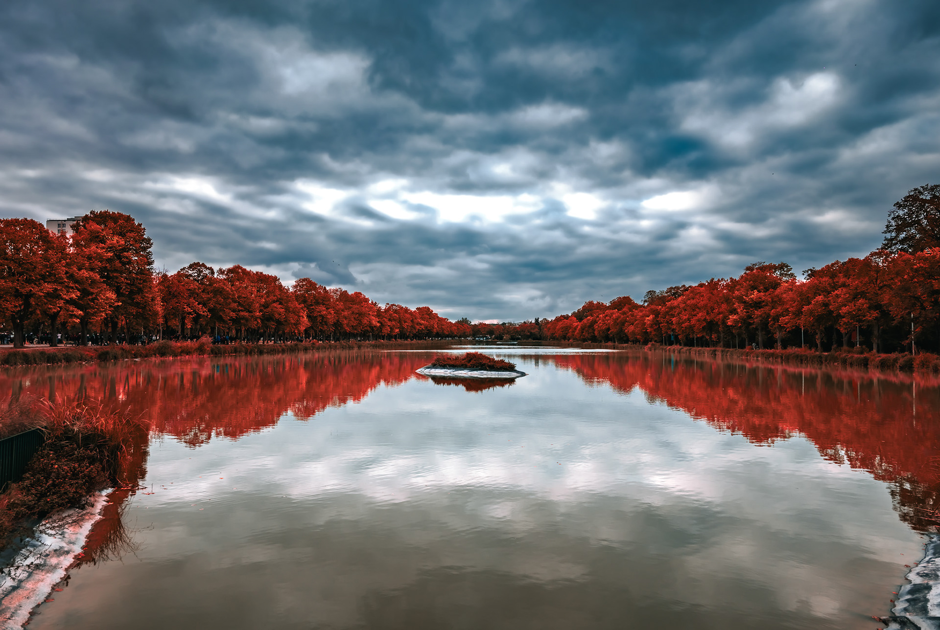 Plan d'eau du par de la Hotoie Amiens 