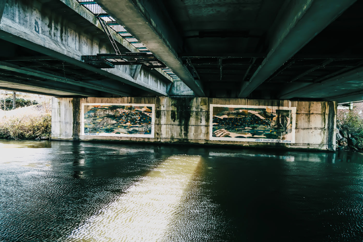 Sous le pont Beauvillé - Amiens 