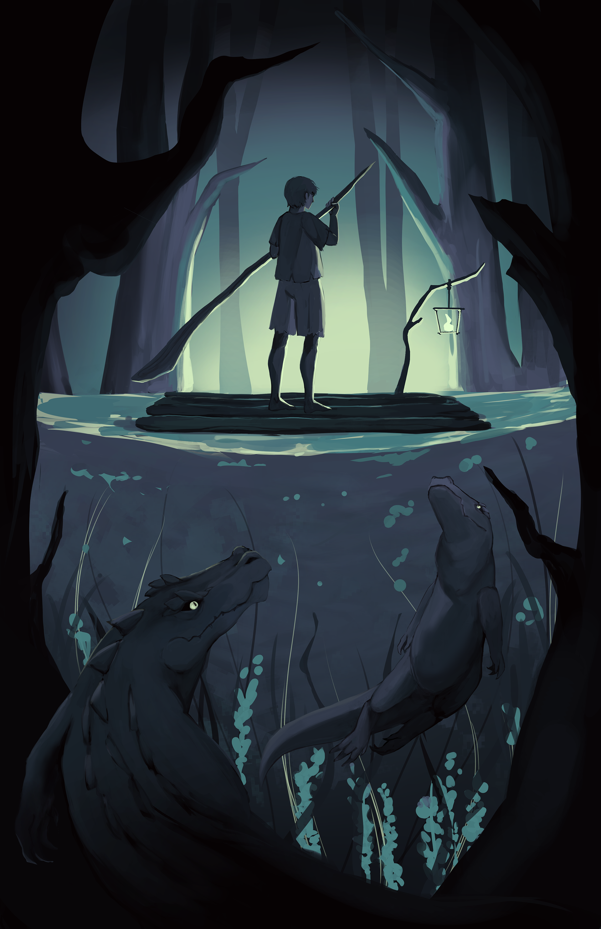 Alligator Isle Poster