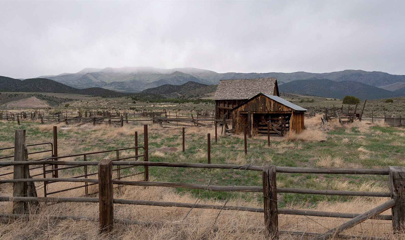 Old abandoned ranch in Utah