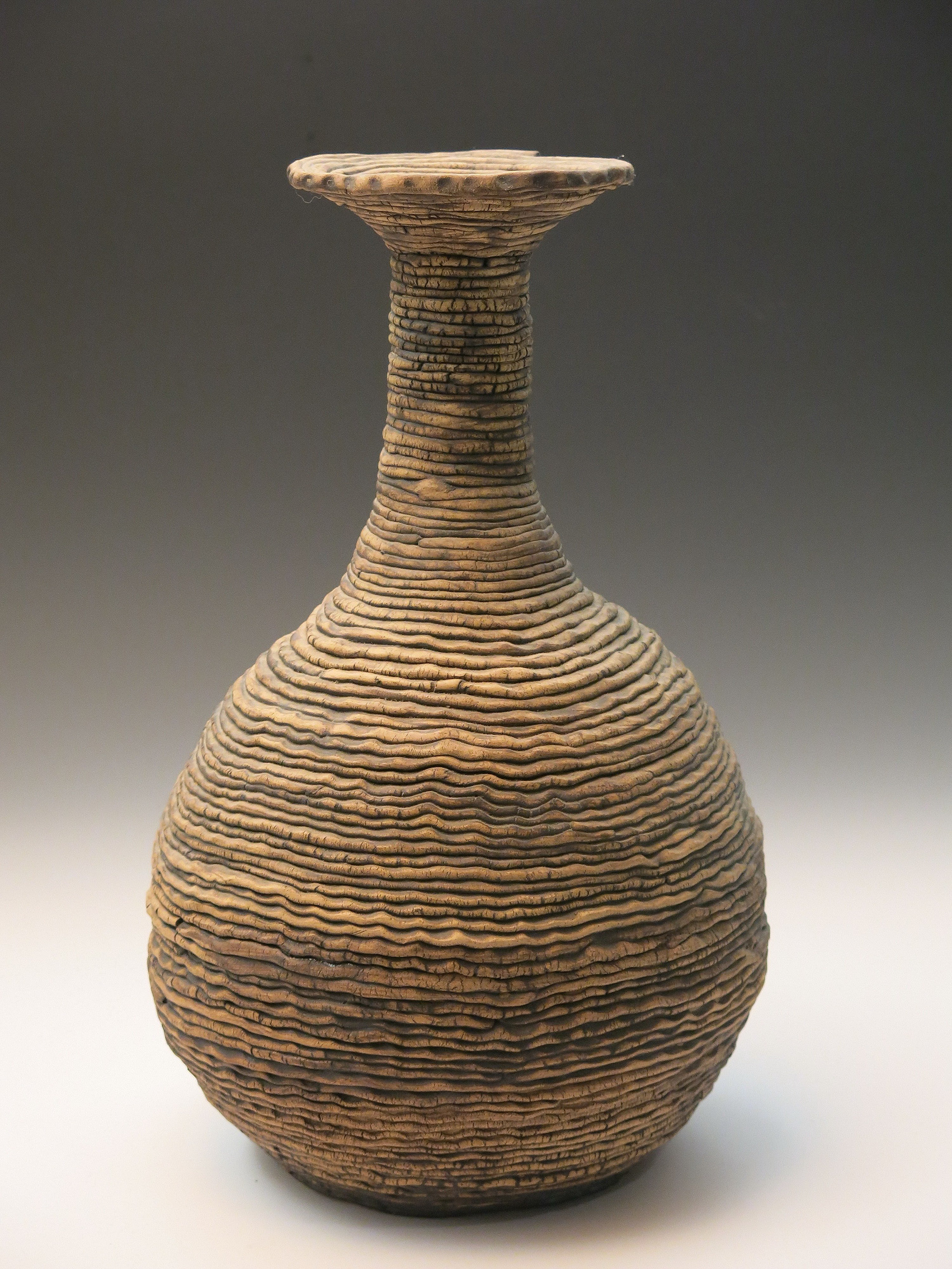  Coiled vase 14" x 10"dia. 1973
