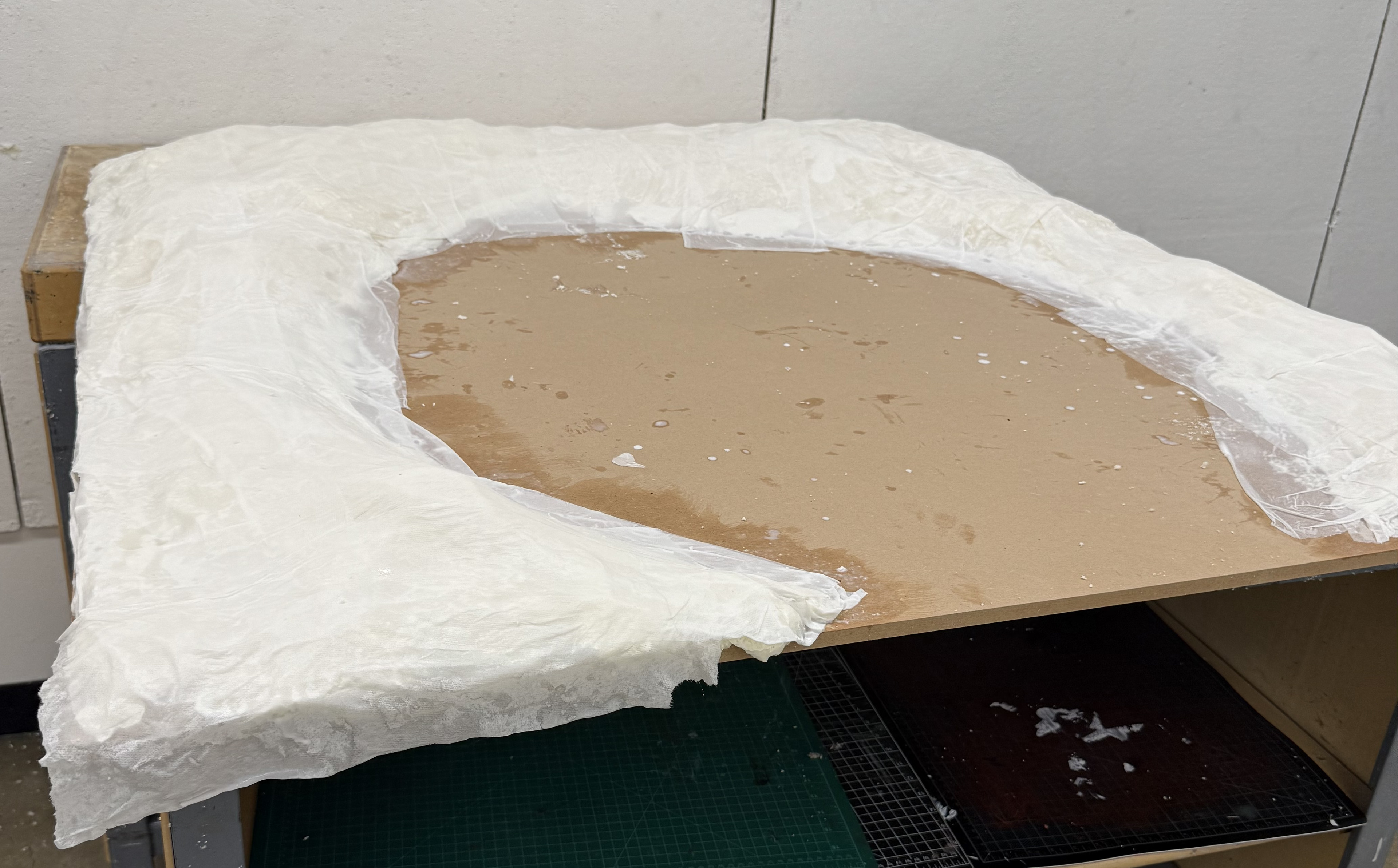 smoothing the surface