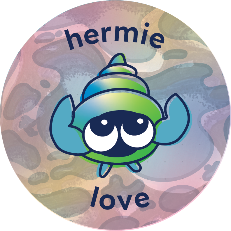 hermie love sticker