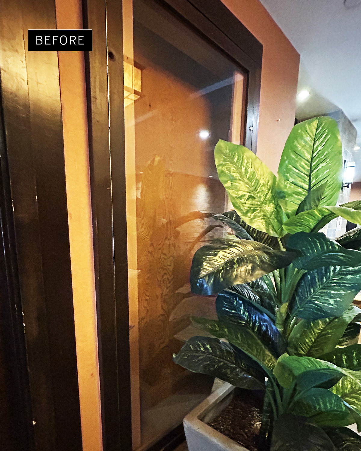 The challenge: recessed window box with limited lighting