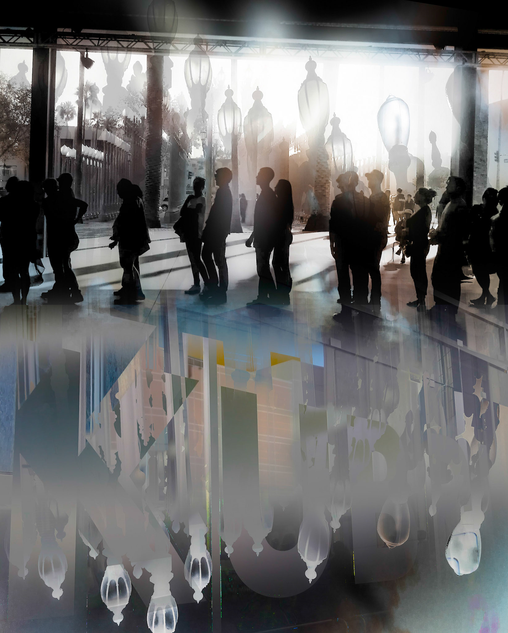 In the queue for Kubrick at the LACMA