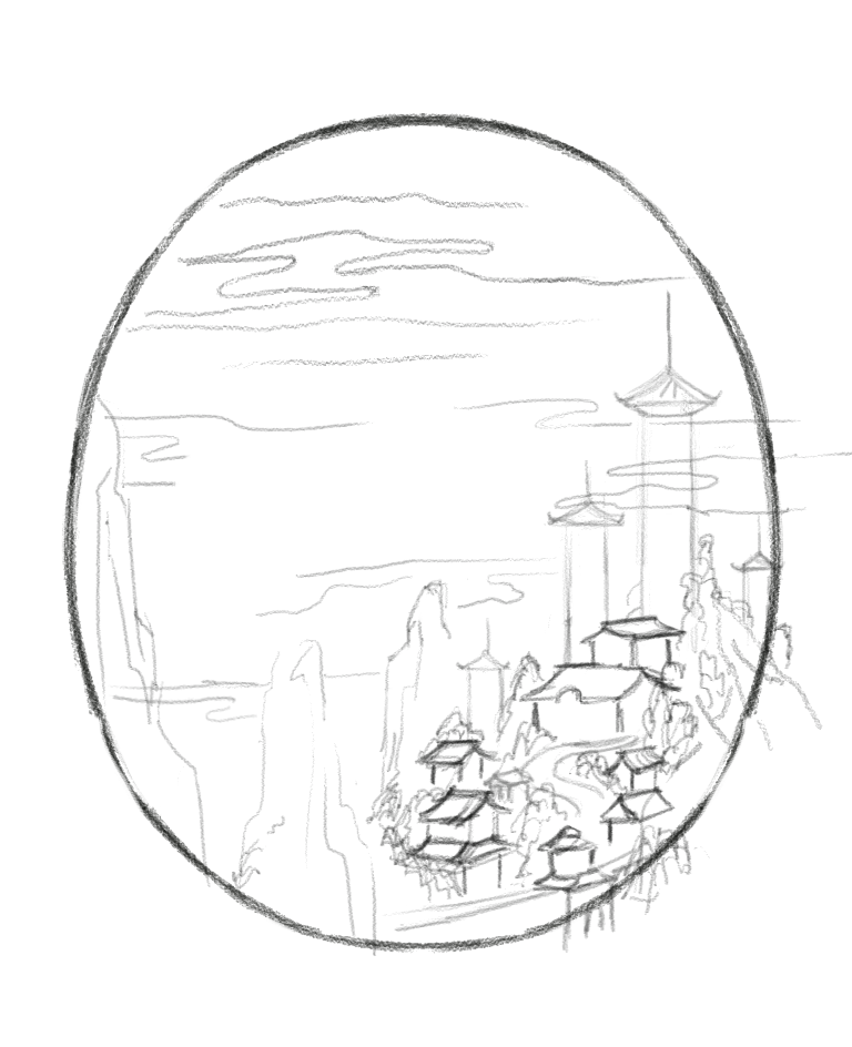 Southern Air Temple design.. decided to scrap it early on