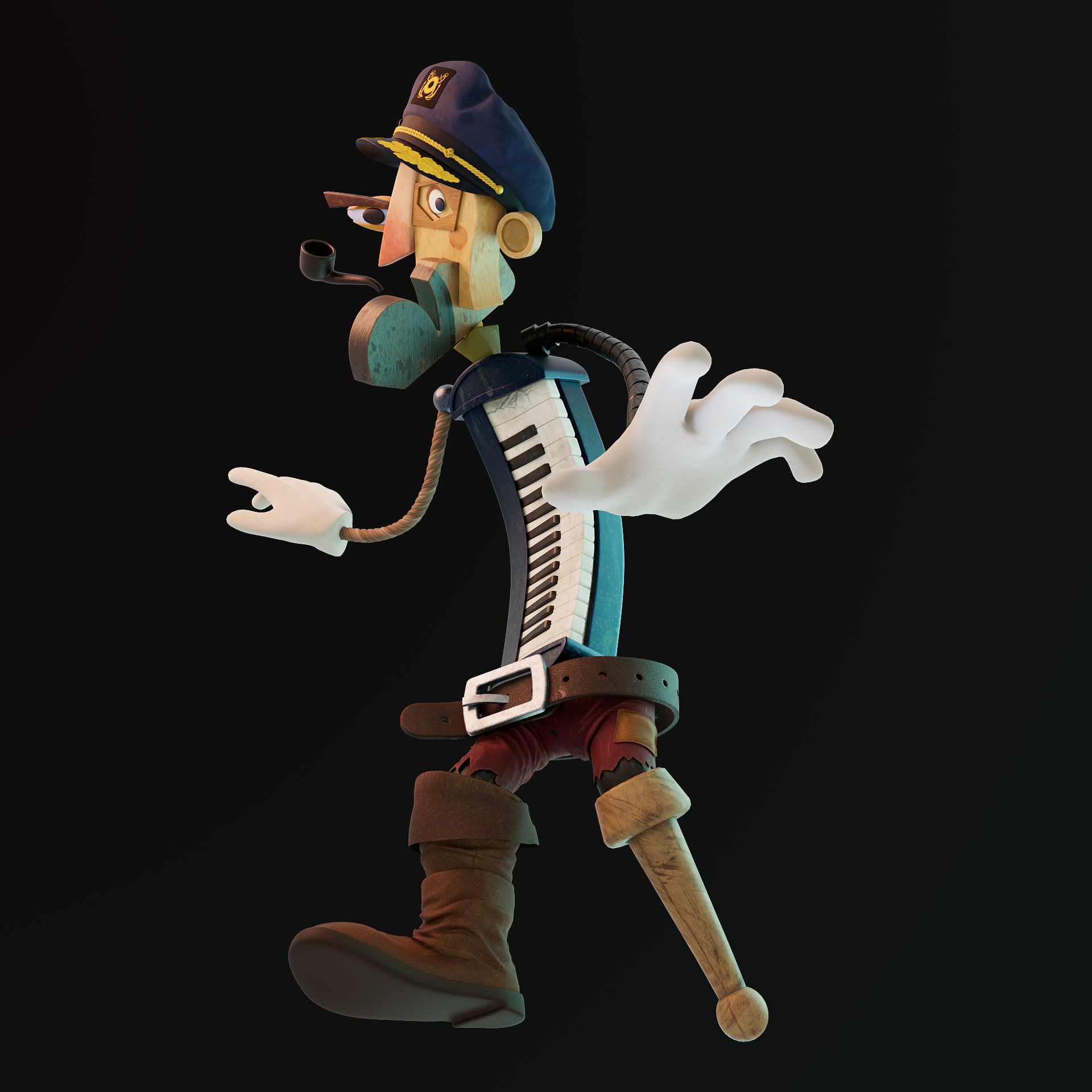 responsible for character look dev