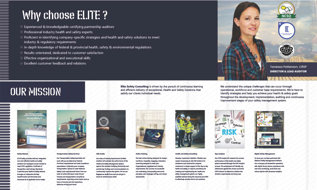 Elite Safety — Client Brochure