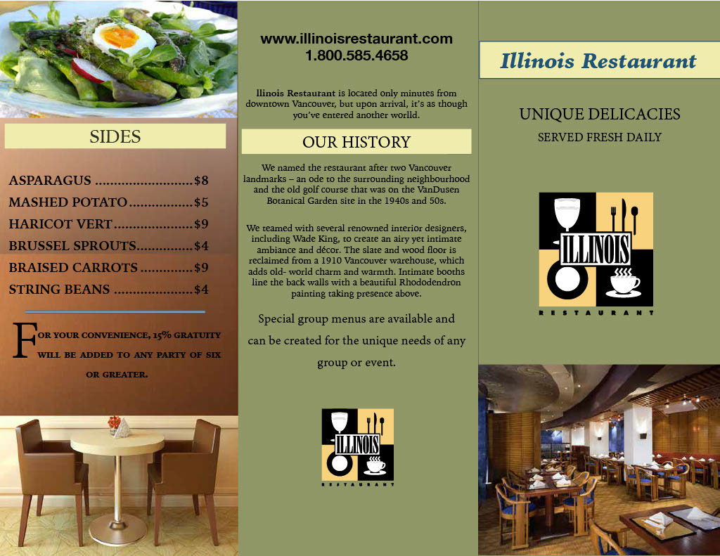 Restaurant Menu Design