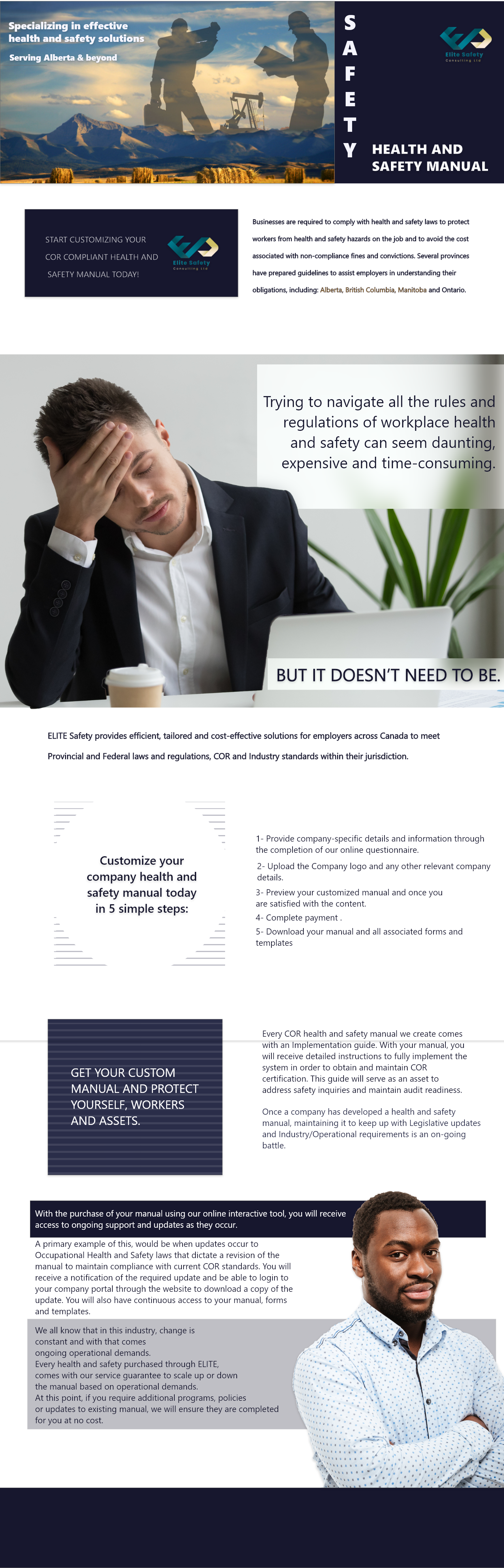 Health & Safety Manual — customizable COR compliant documentation system