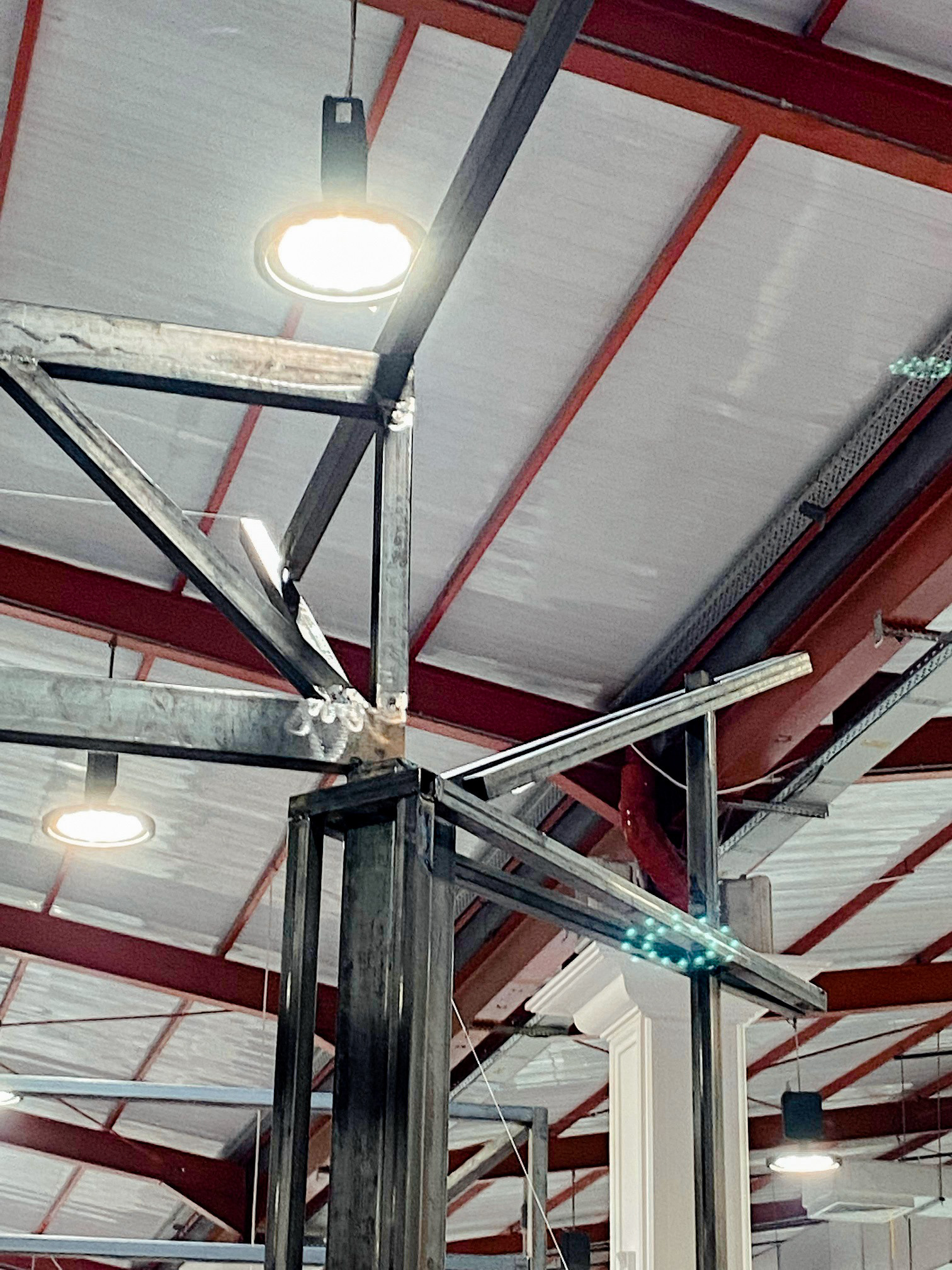 column and truss joint