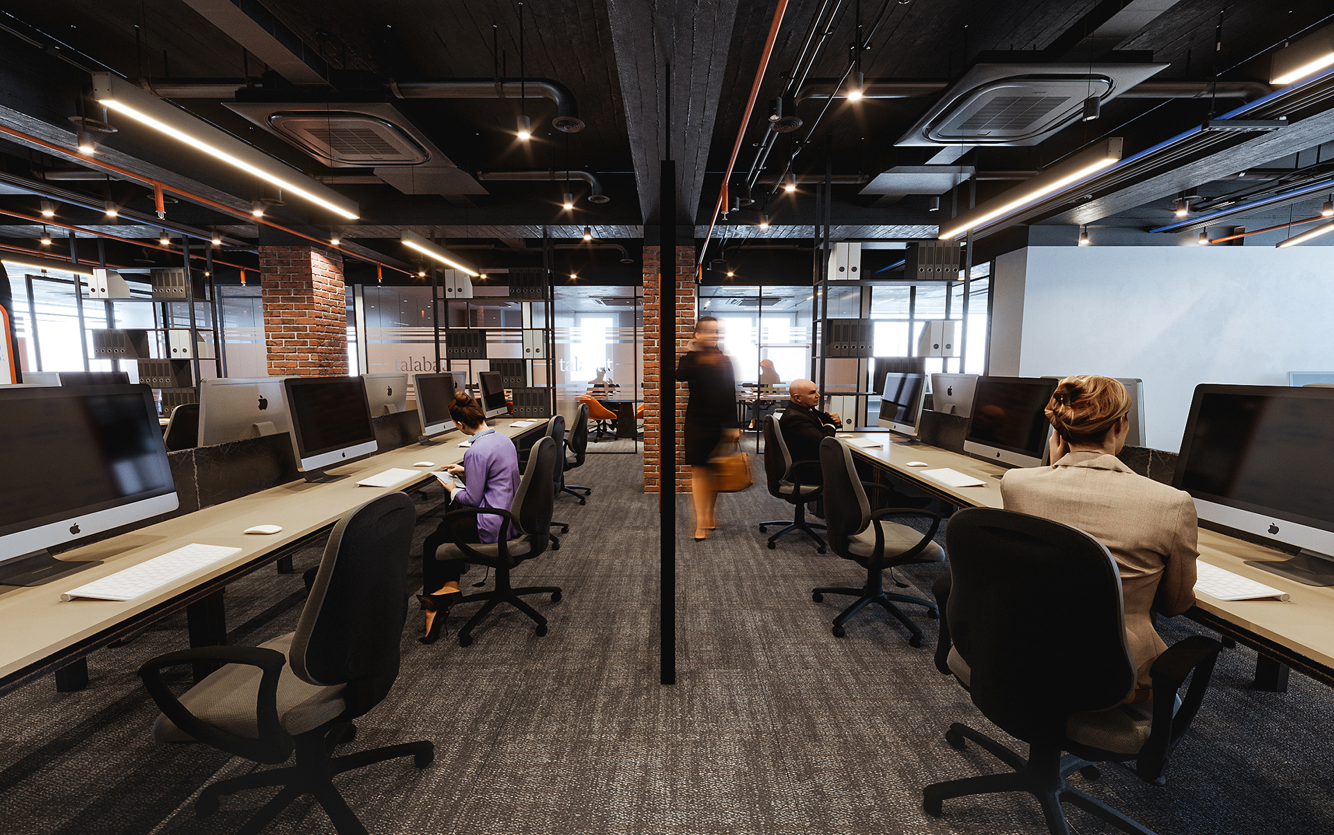 working zone- workstations
