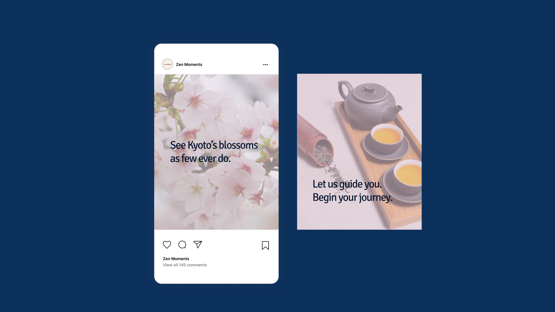Social Media examples for Zen Moments