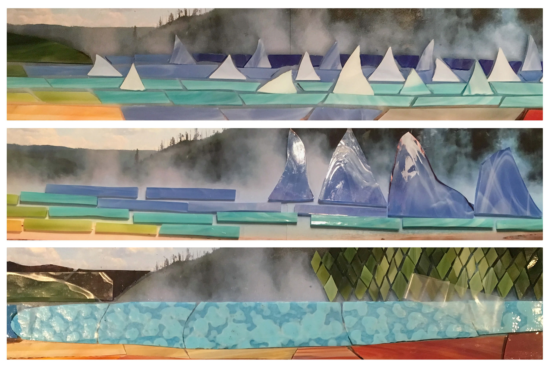 Playing around with how to best represent the water