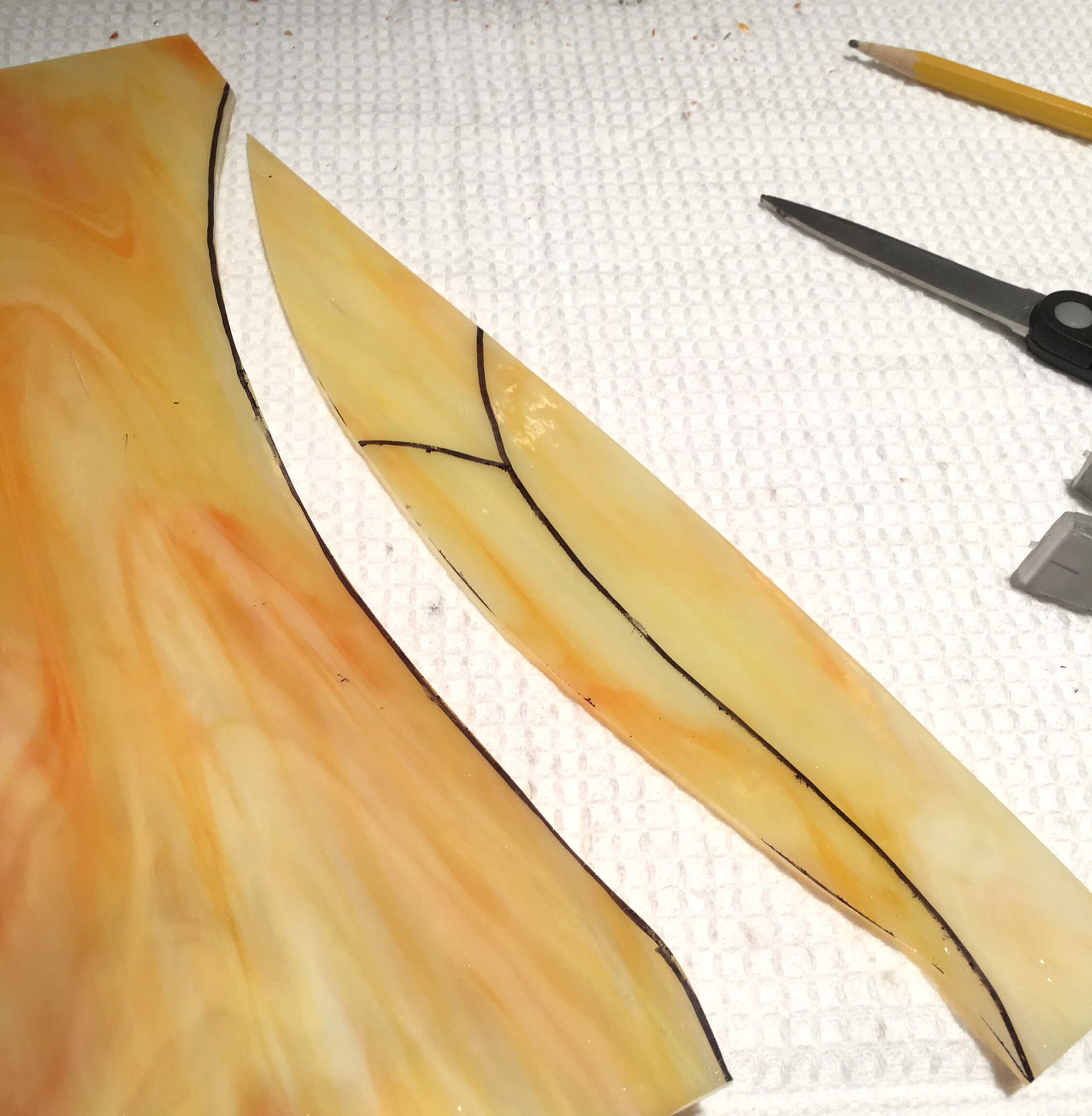 Cutting curves