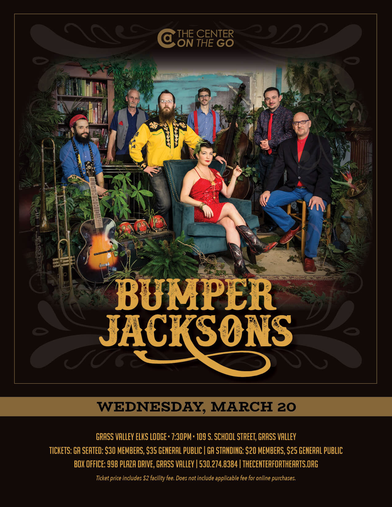 Center for the Arts | Bumper Jacksons Poster design