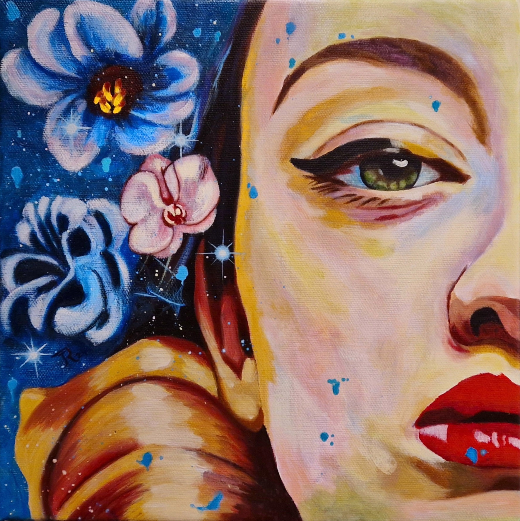 VISION 30x30 cm (Oil painting)