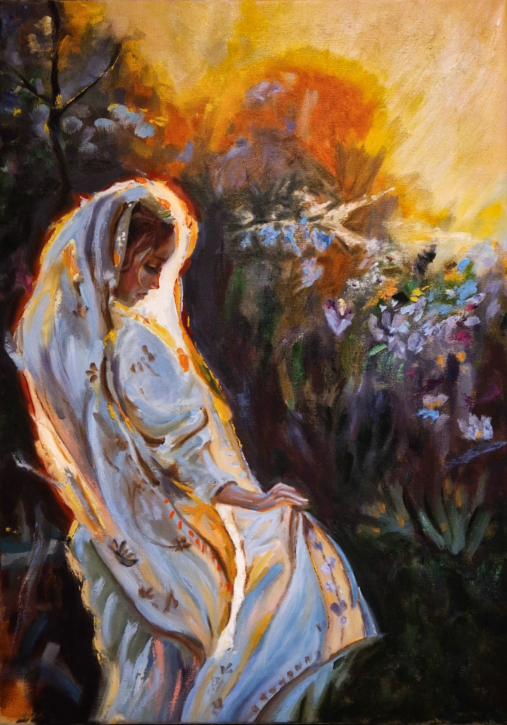 IN THE LIGHT OF SILENCE 70x50 cm (Oil Painting)