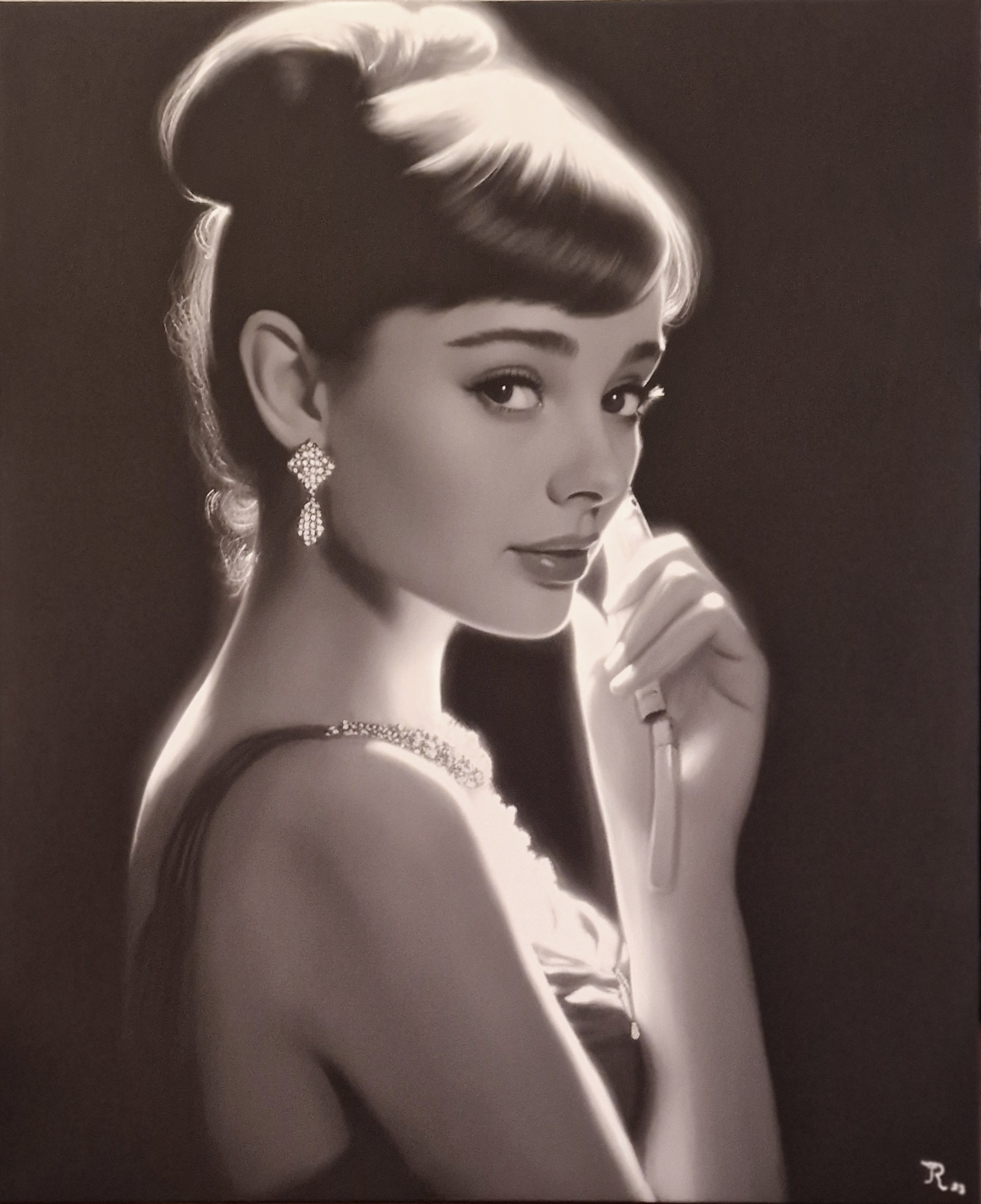 AUDREY 100x80 cm (Airbrush)