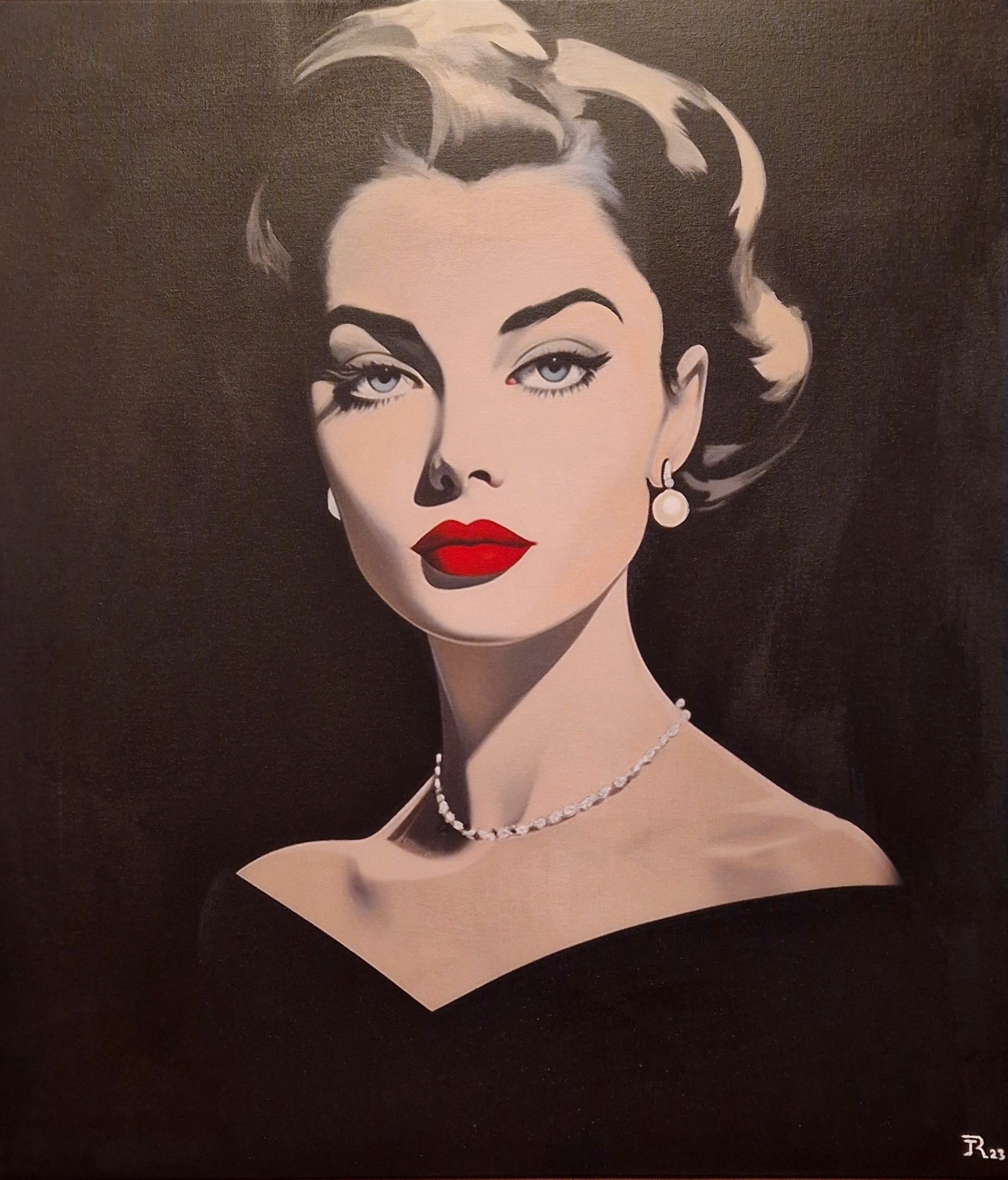 DIVA 80x70 cm (Airbrush and Acrylic)