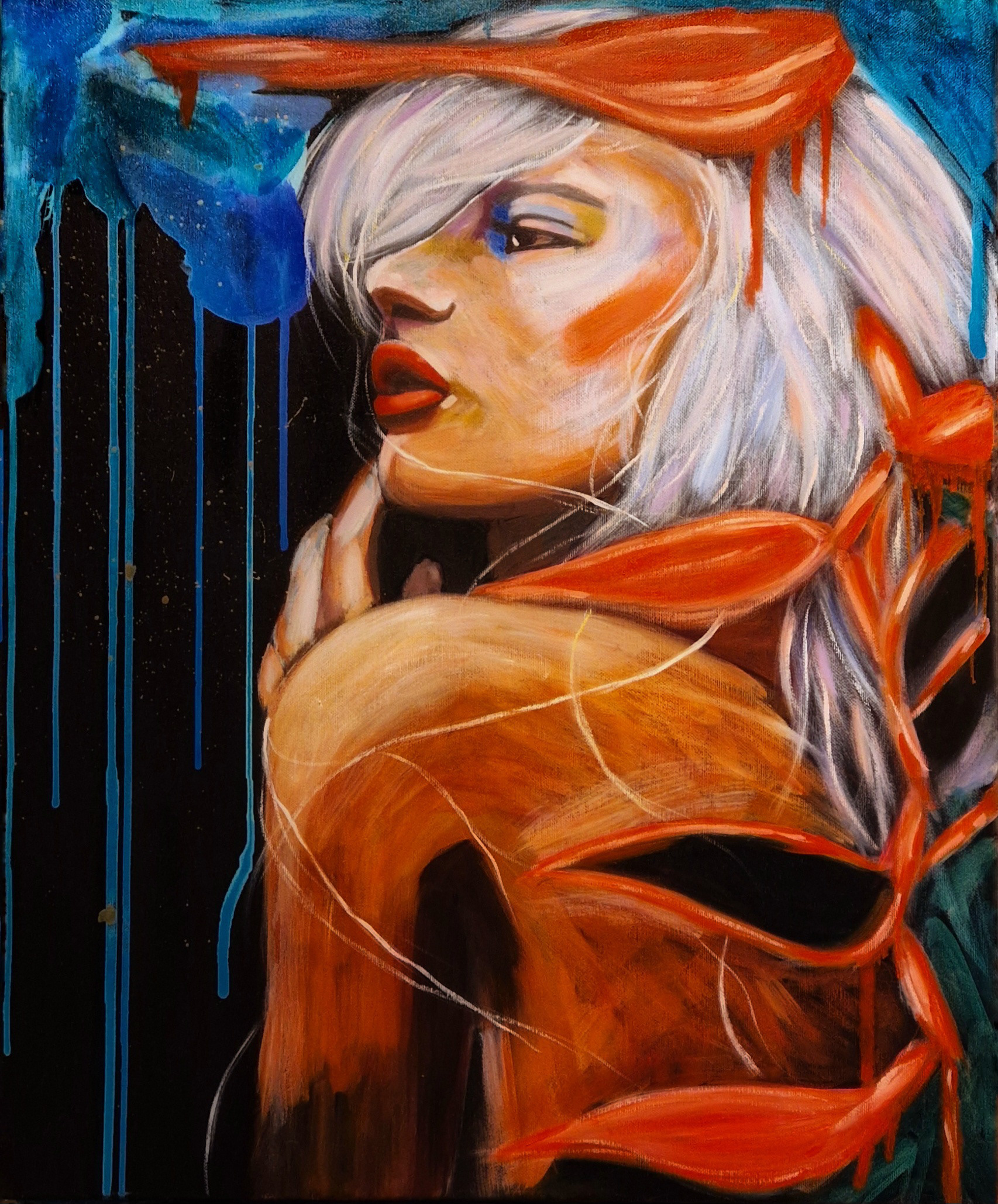 HIDDEN THOUGHTS 60x50 xm (Oil painting)