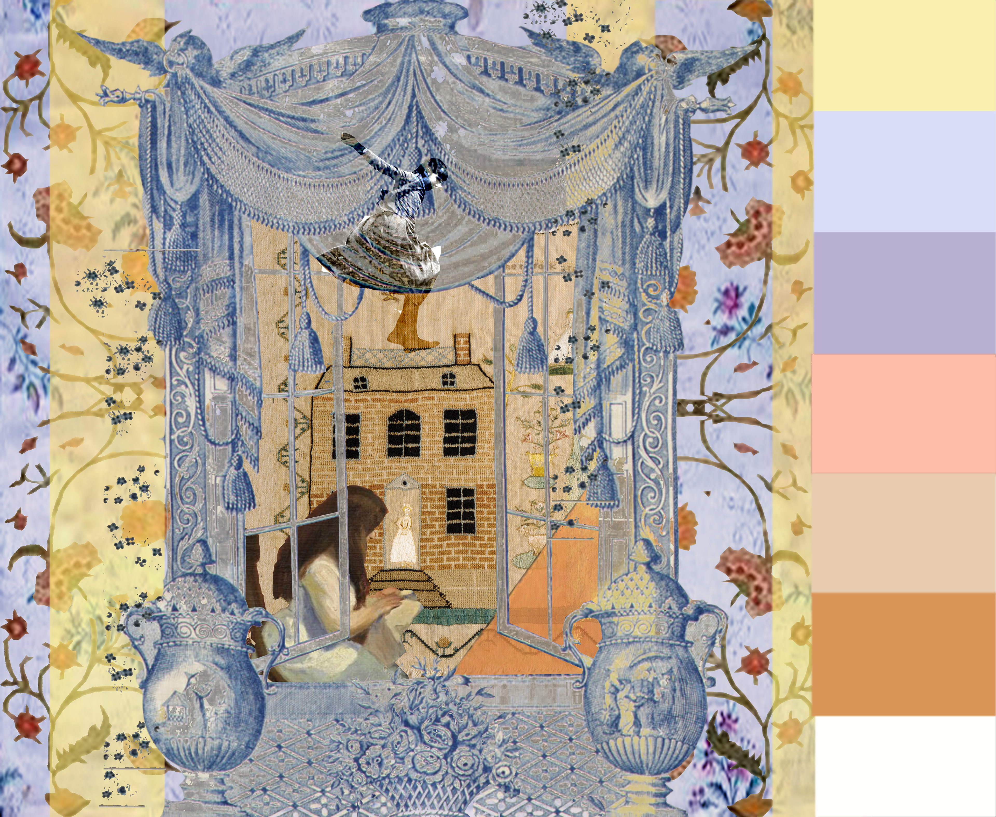 Mood Board for Catherine, The Heirres