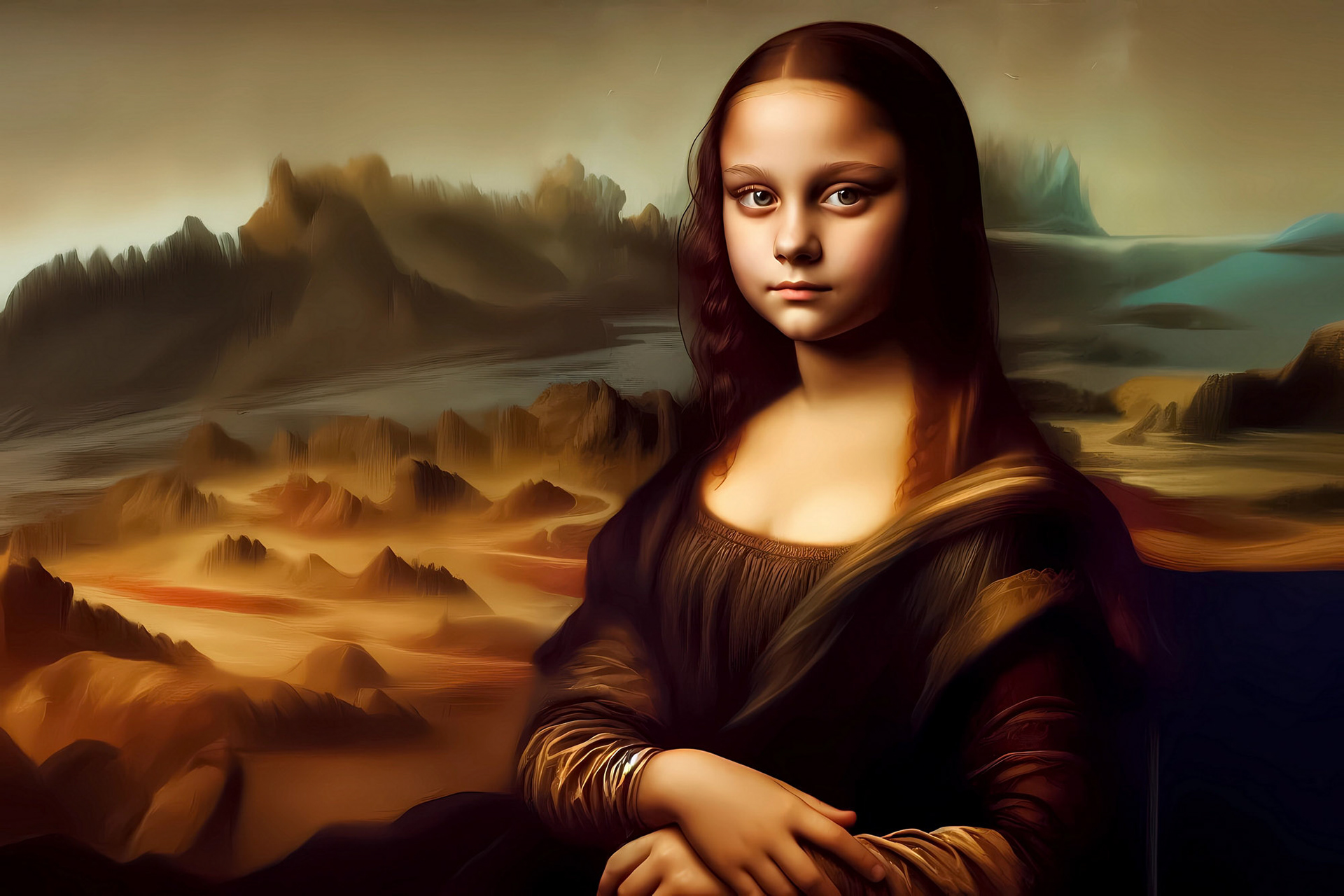 La hemana guapa de la Mona Lisa