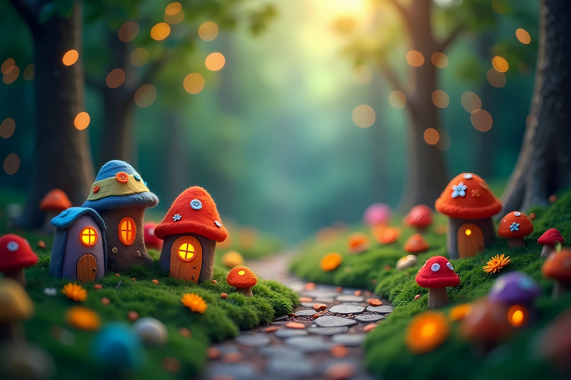 Casitas en el bosque