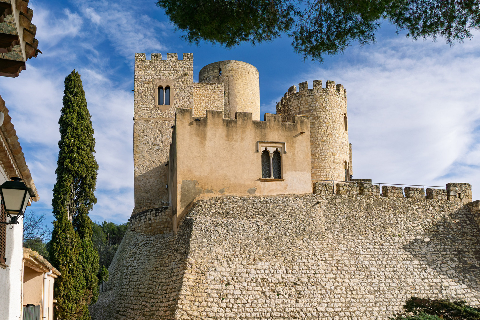 Medieval guardians: The towers of Castellet Castle.