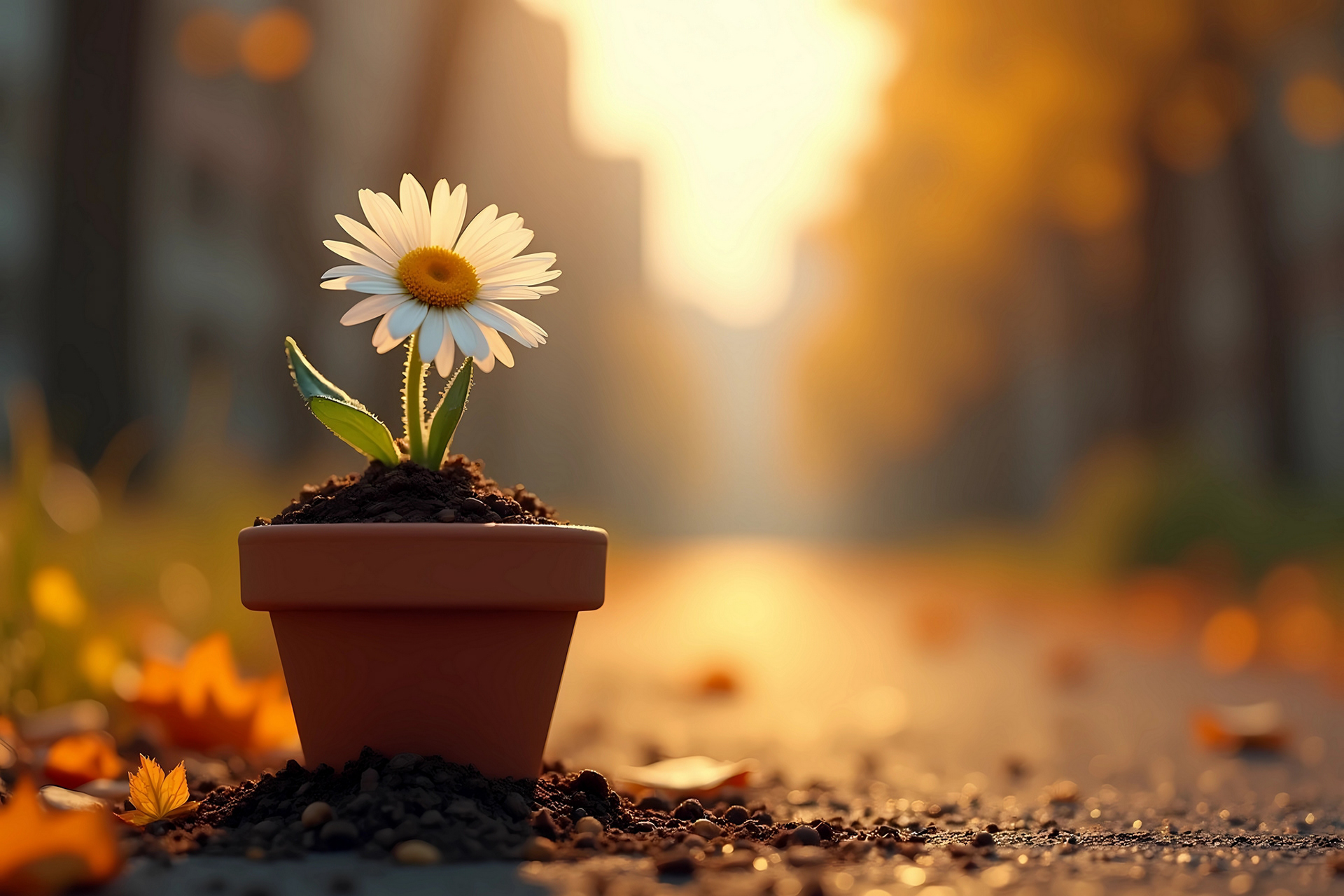 Margarita abandonada