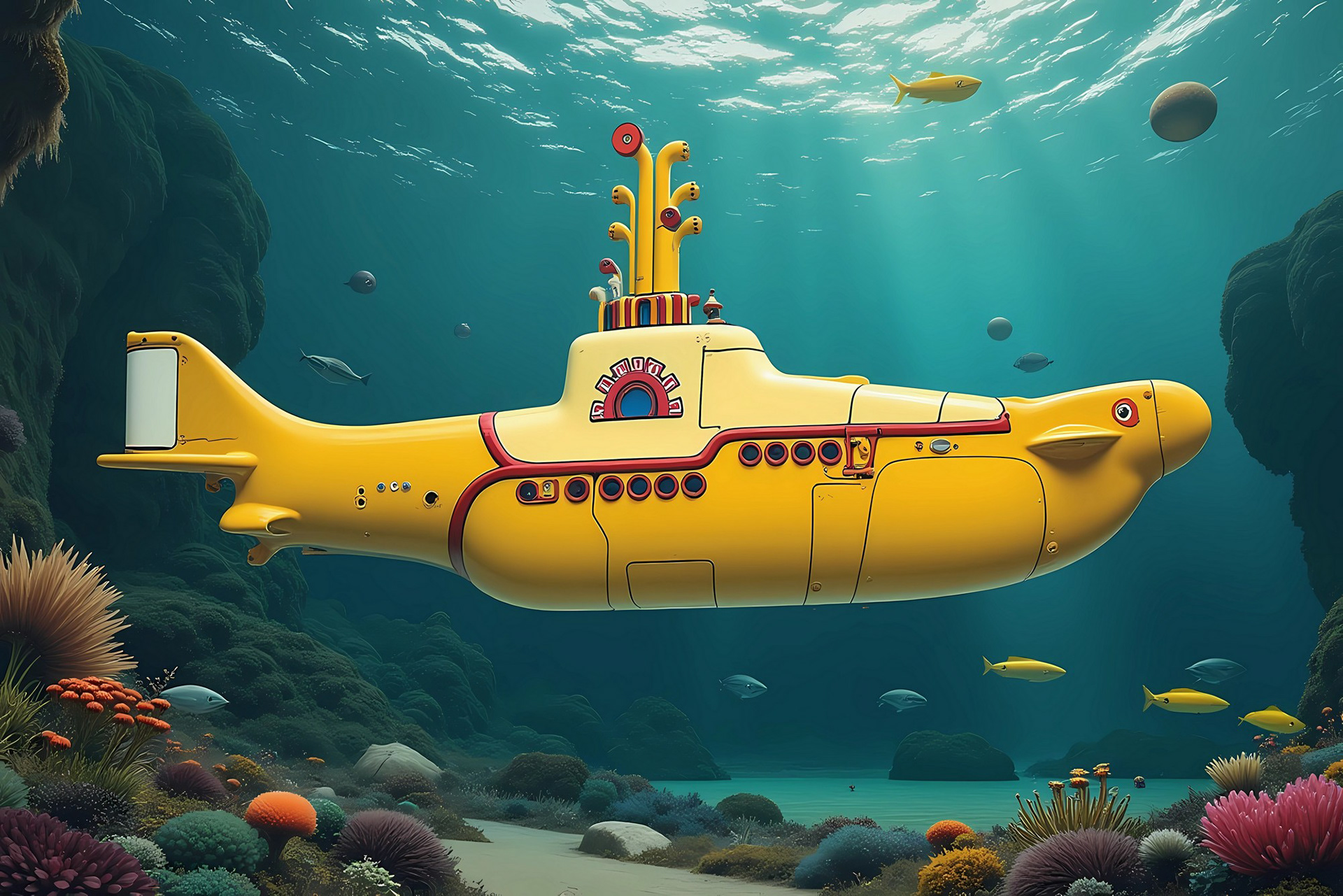 El verdadero submarino amarillo